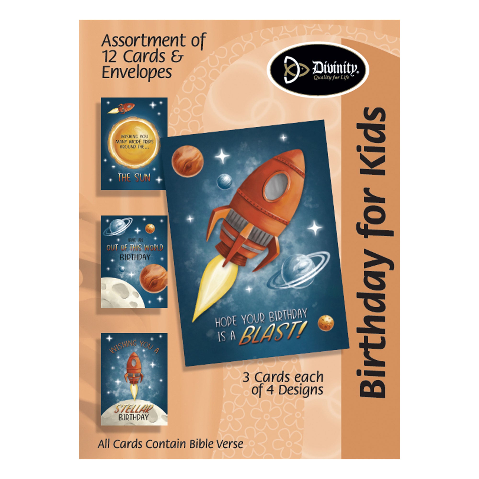 Boxed Cards: Birthday for Kids, Outer Space