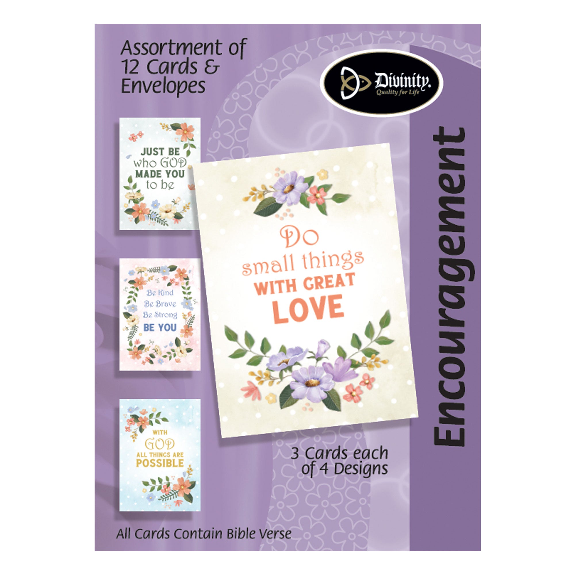 Boxed Cards: Encouragement, Flower Sprays