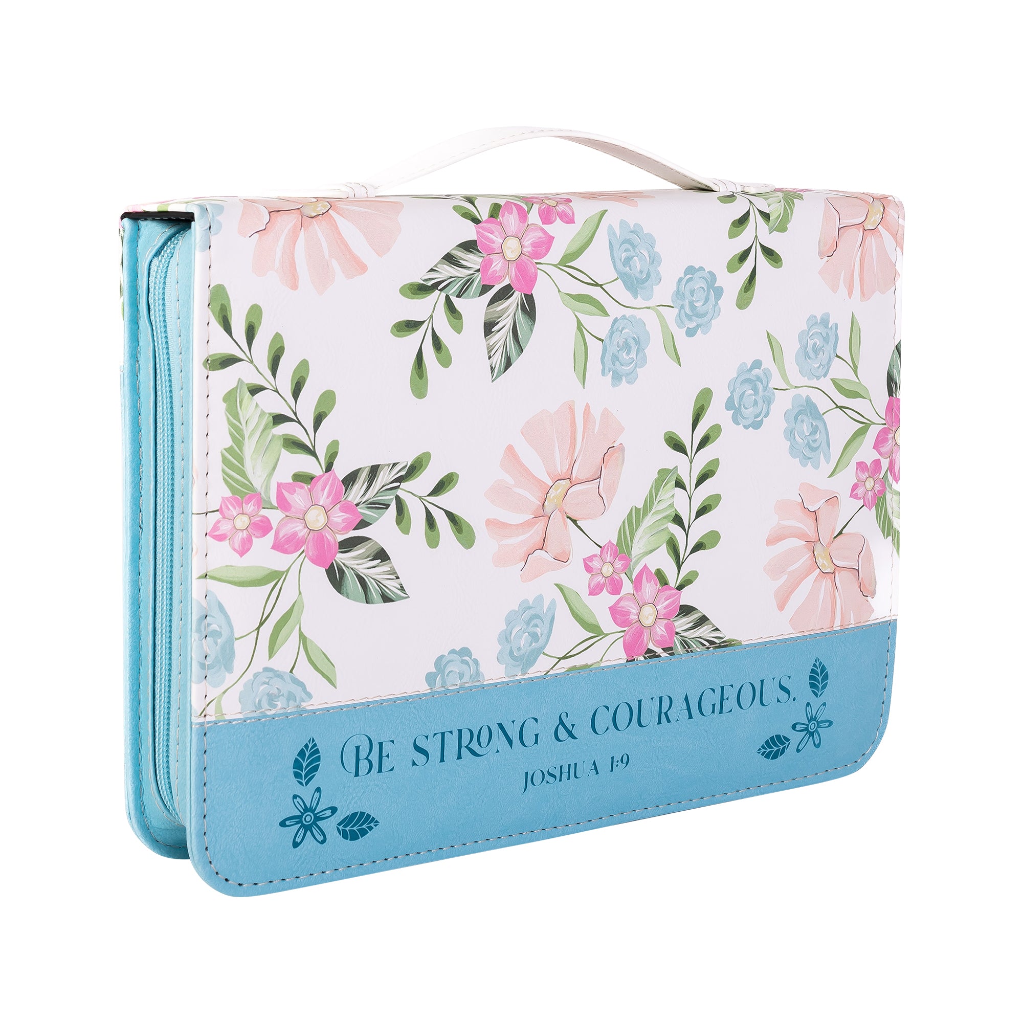 Divine Details: Bible Cover - Floral Blue