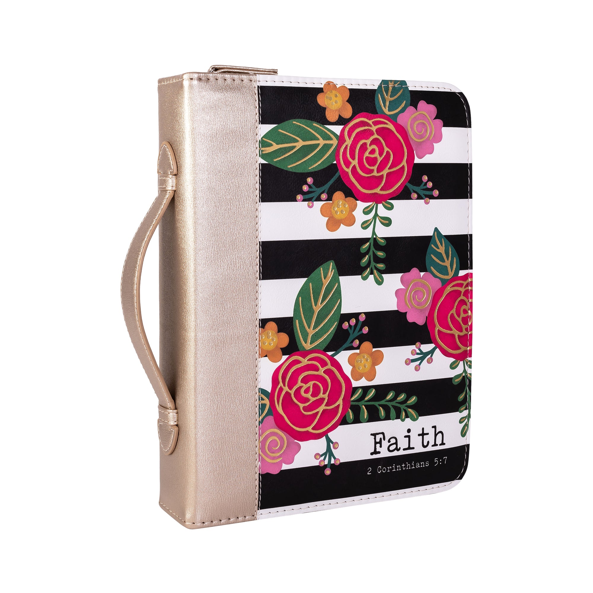 Divine Details: Bible Cover - Black & White Floral