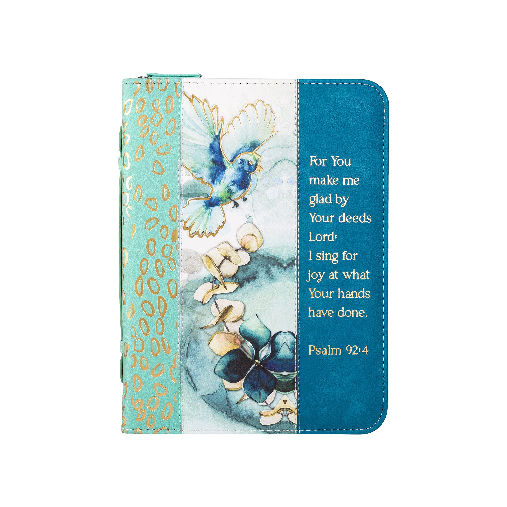 Divine Details: Bible Cover - Watercolor Flower Bird