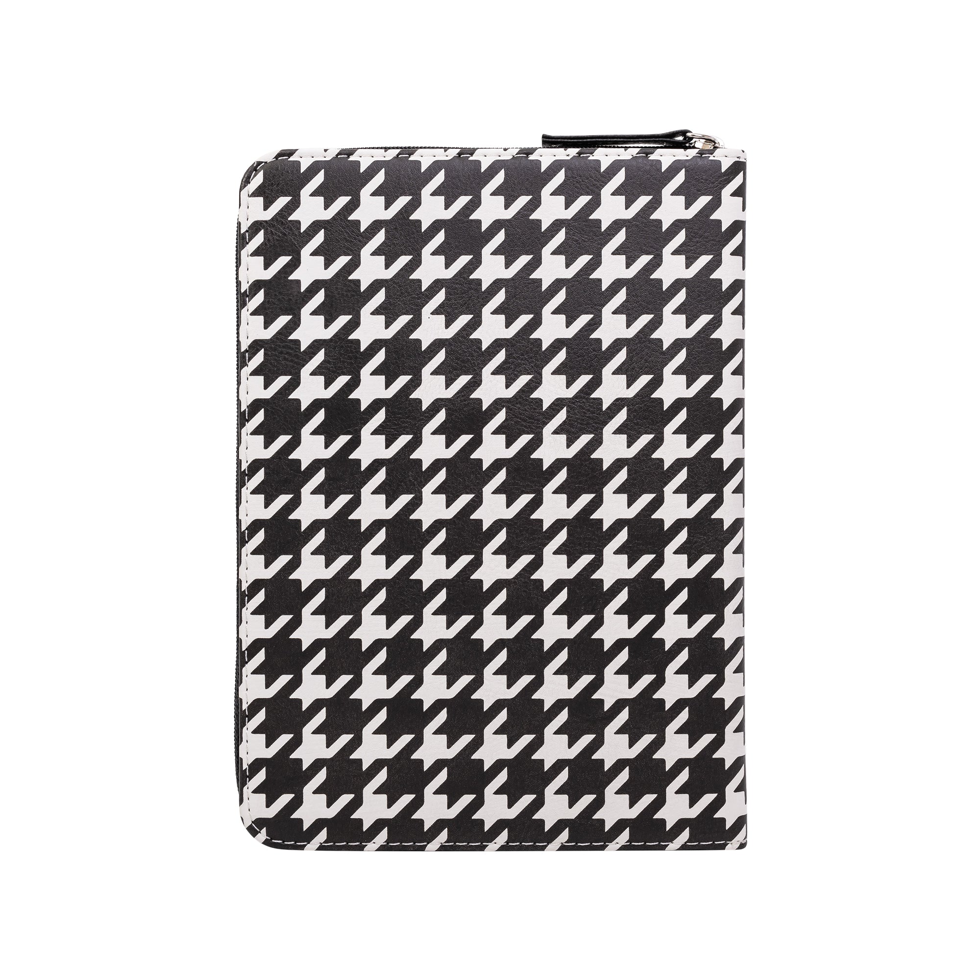 Zippered Journal: Houndstooth w/Gold