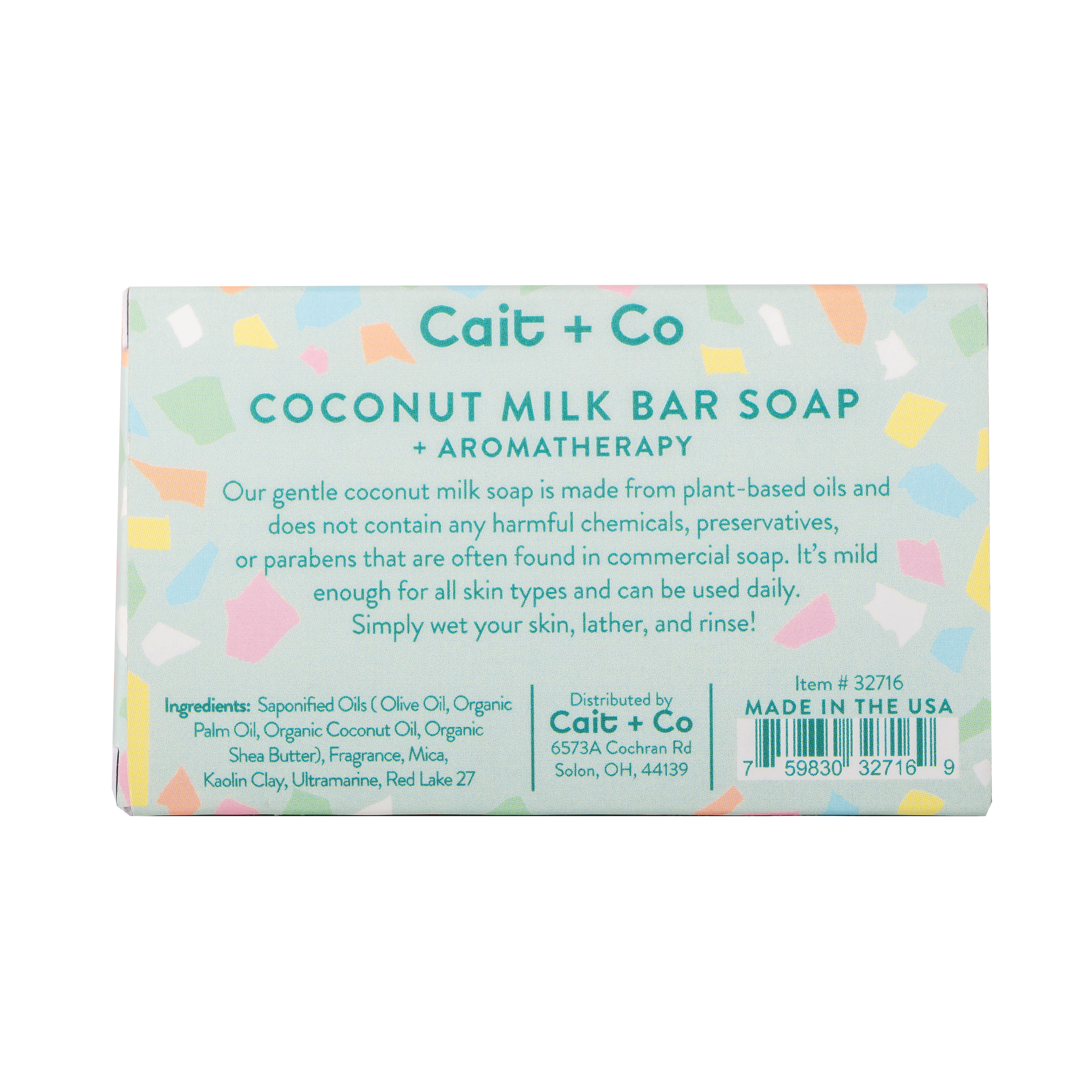 Turquoise - Coconut Milk Bar Soap