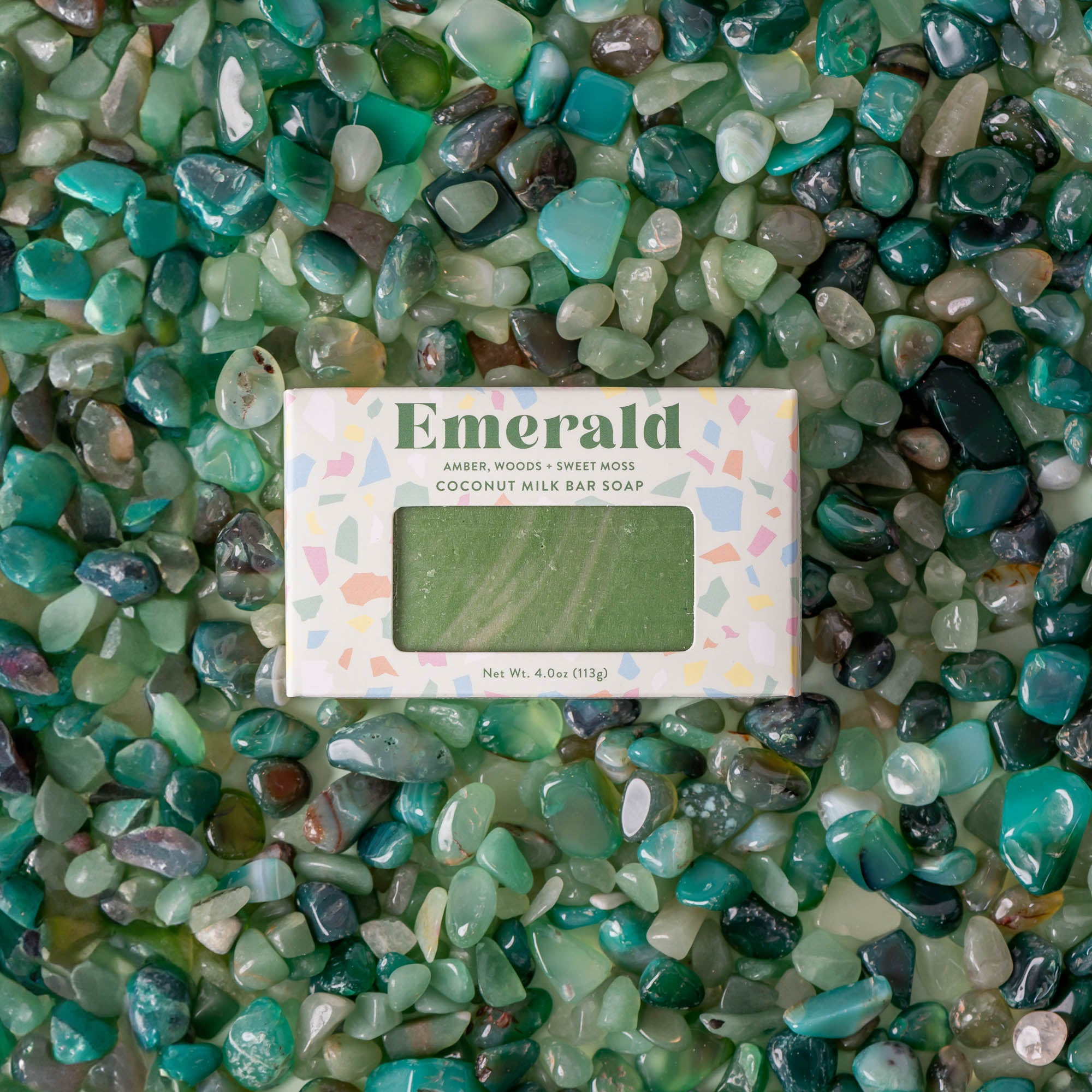 Gem Gift Set - Emerald (Bar Soap + Body Cream)