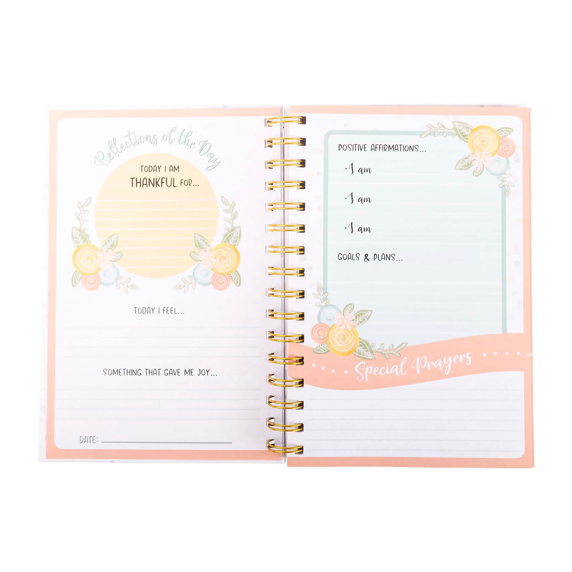Guided Journal: Flower w/Be Joyful in Hope (Romans 12:12)
