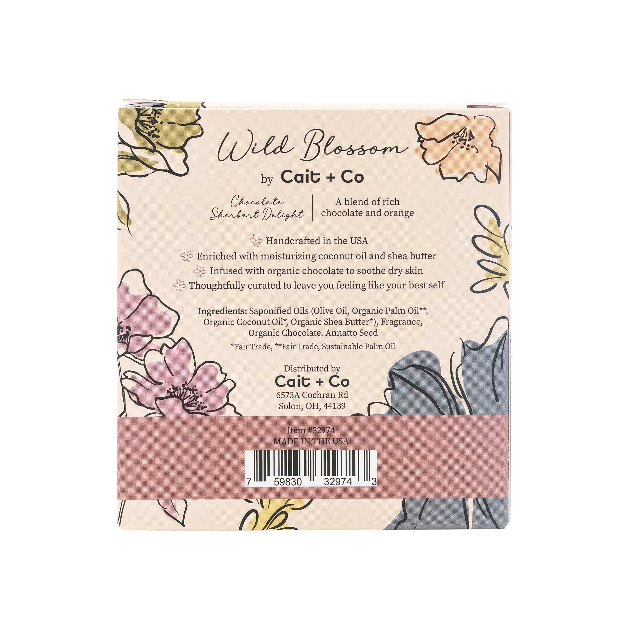 Wild Blossom Soap No. 5 - Chocolate Sherbert Delight