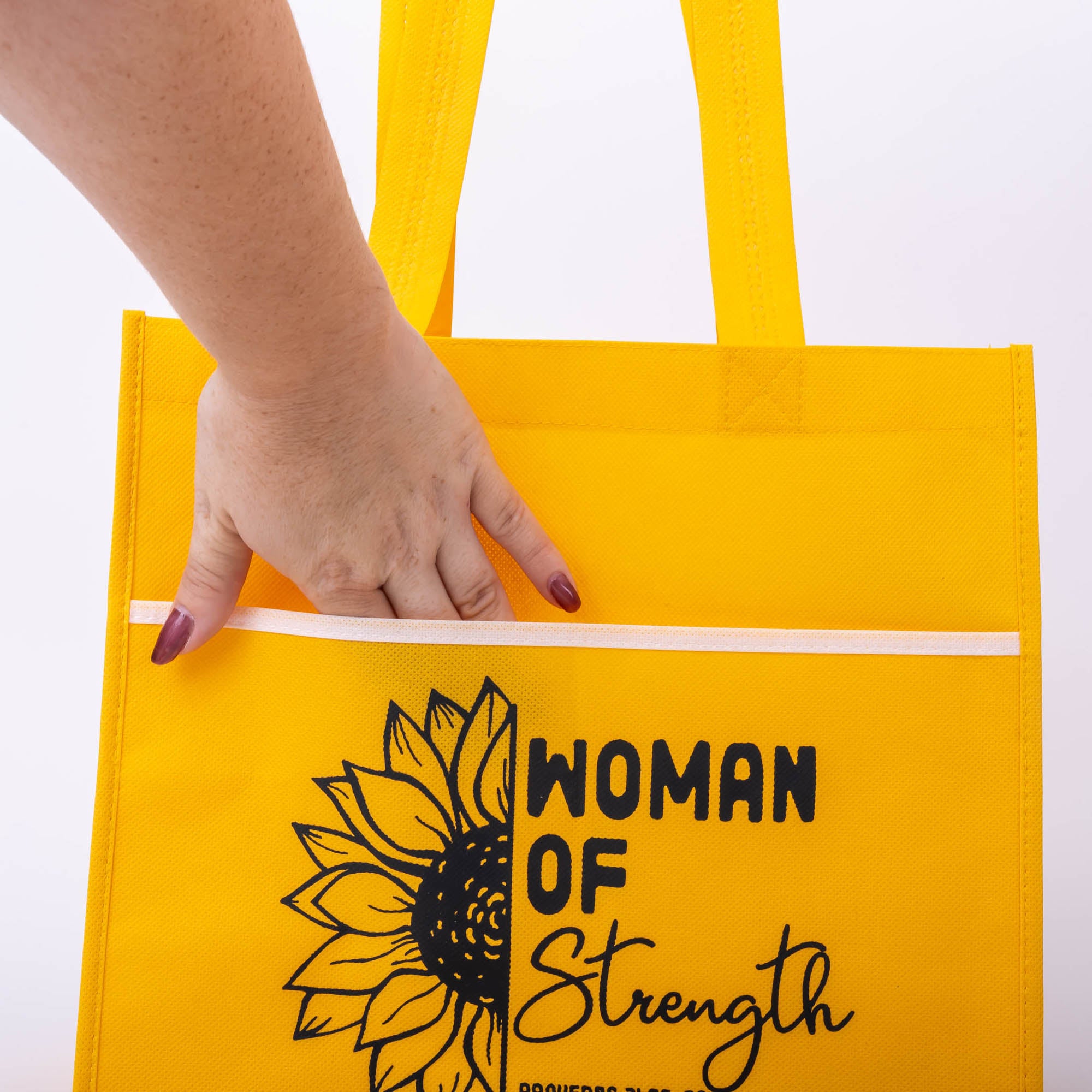 Eco Tote: Woman of Strength, Proverbs 31:25-26