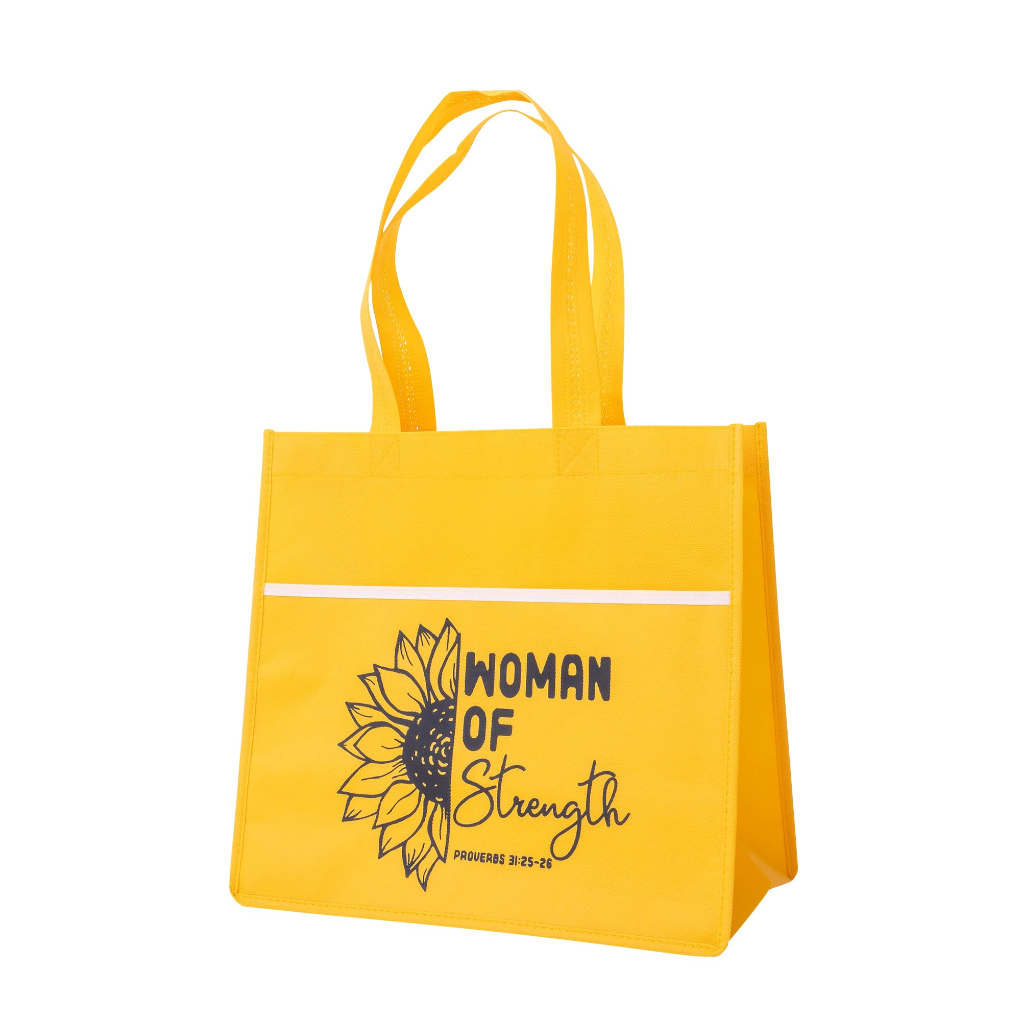 Eco Tote: Woman of Strength, Proverbs 31:25-26