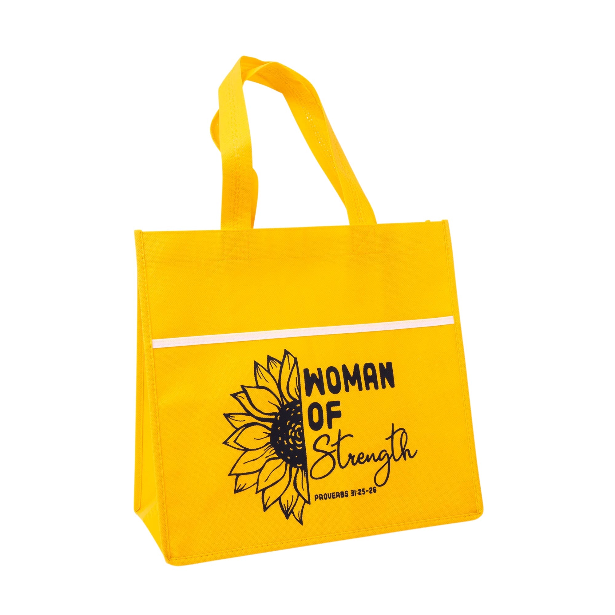 Eco Tote: Woman of Strength, Proverbs 31:25-26