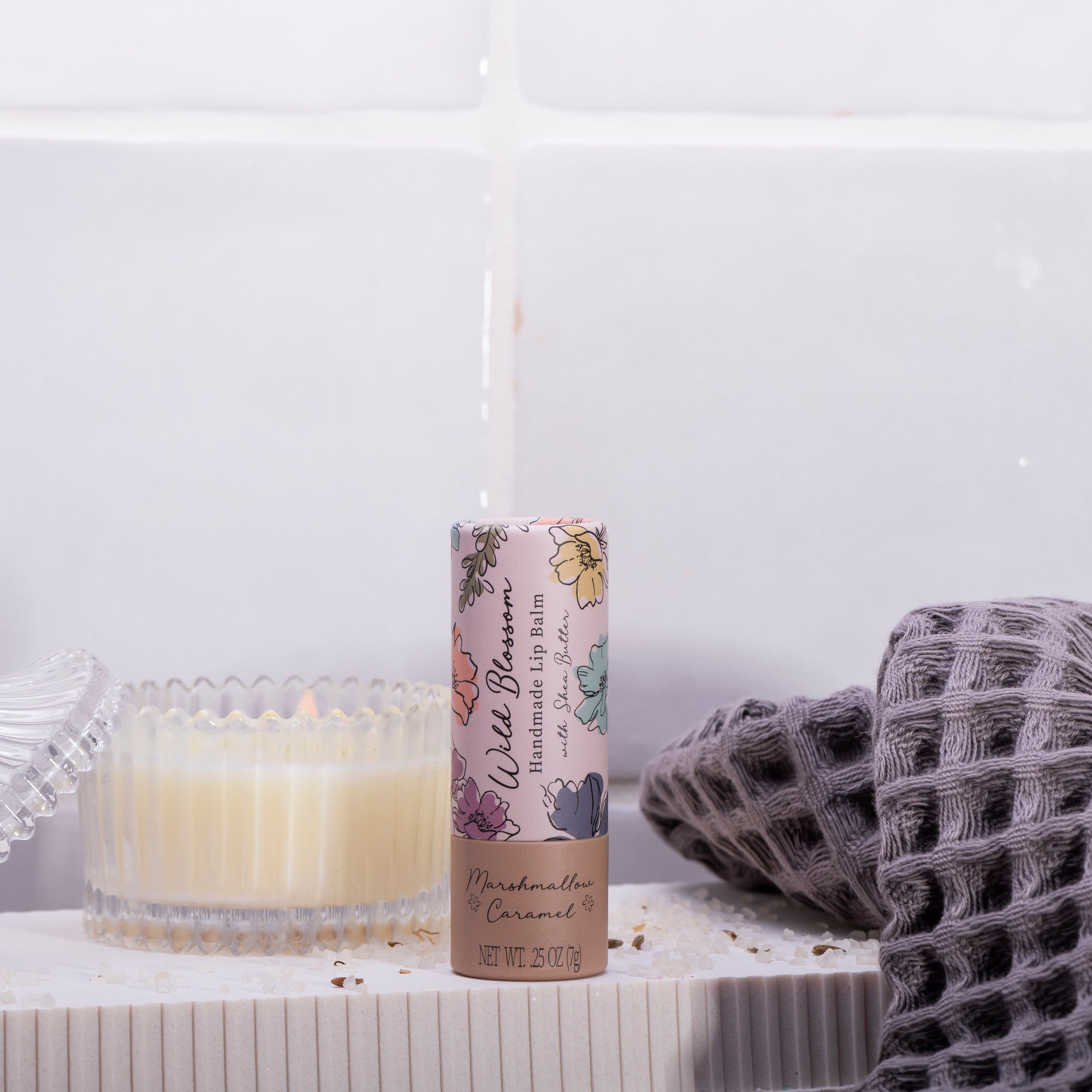 Wild Blossom Lip Balm - Marshmallow Caramel