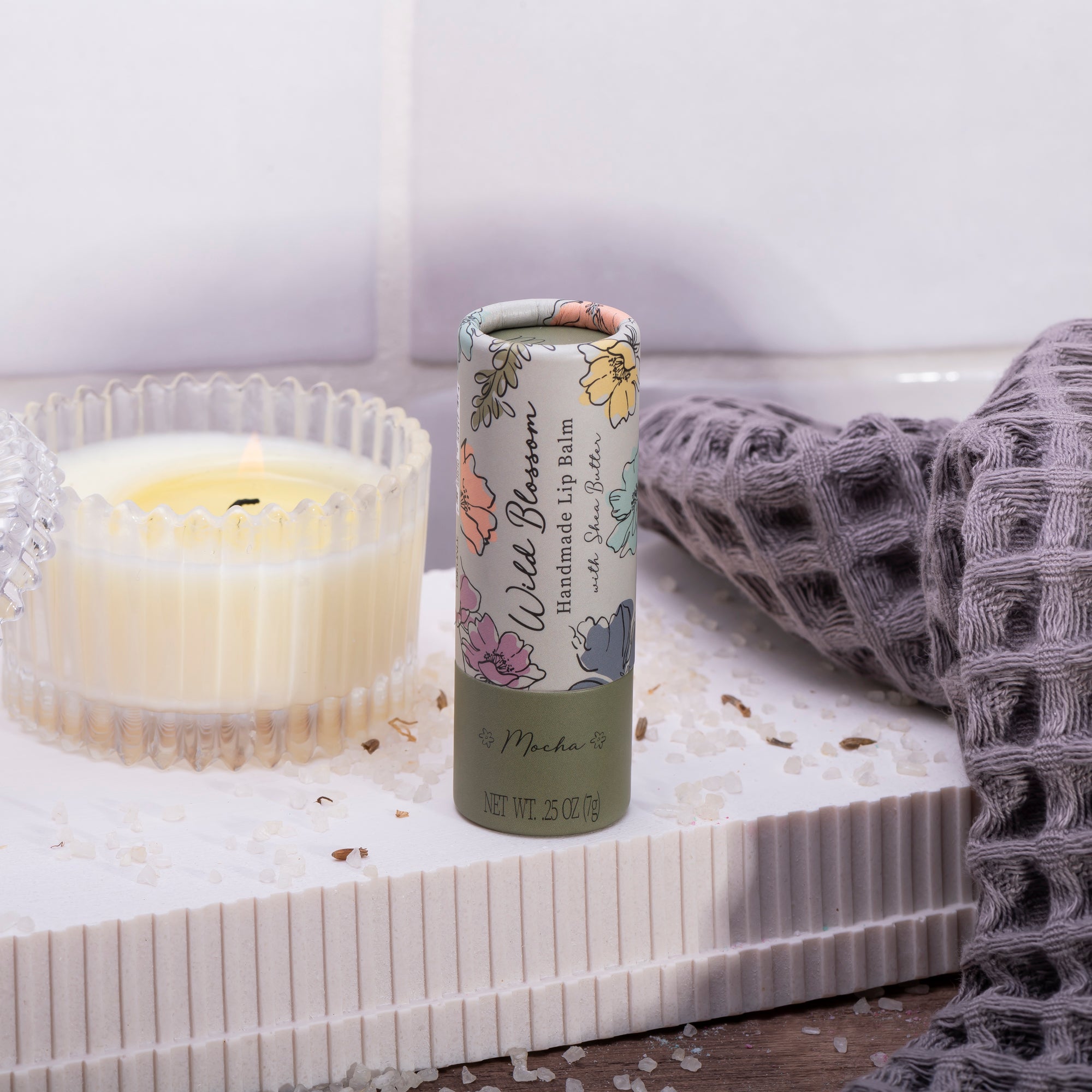 Wild Blossom Lip Balm - Mocha