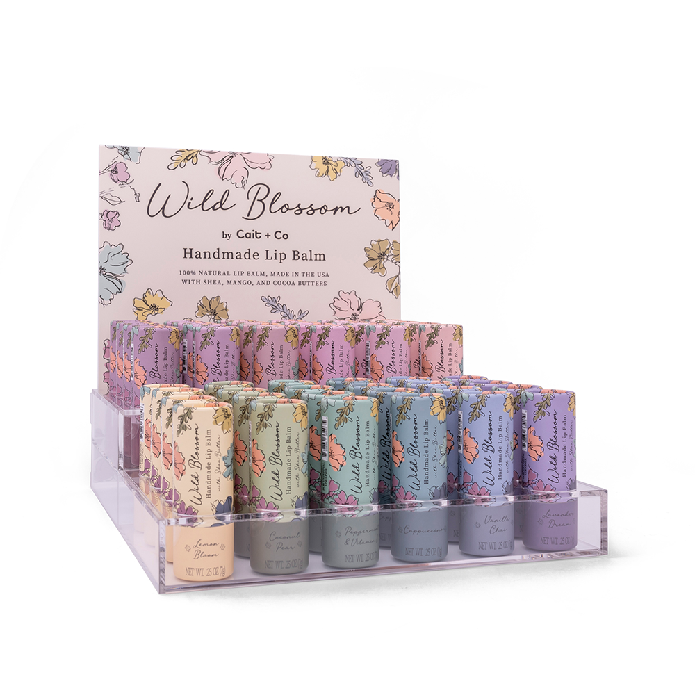 Wild Blossom Lip Balm Display Deal
