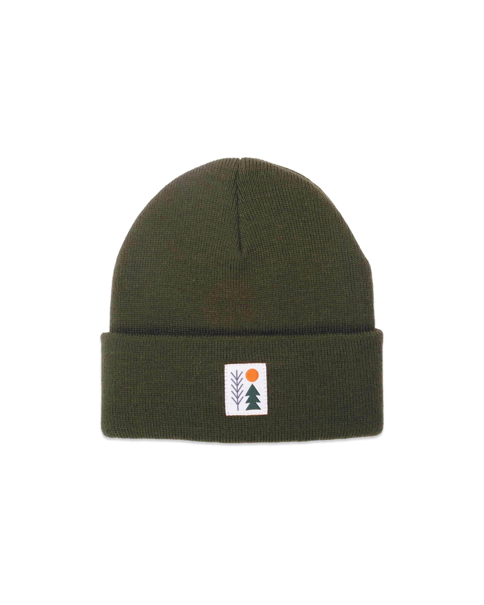 Kids Evergreen Cuffed Beanie | Olive