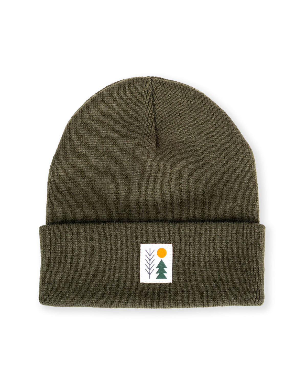 Kids Evergreen Cuffed Beanie | Olive