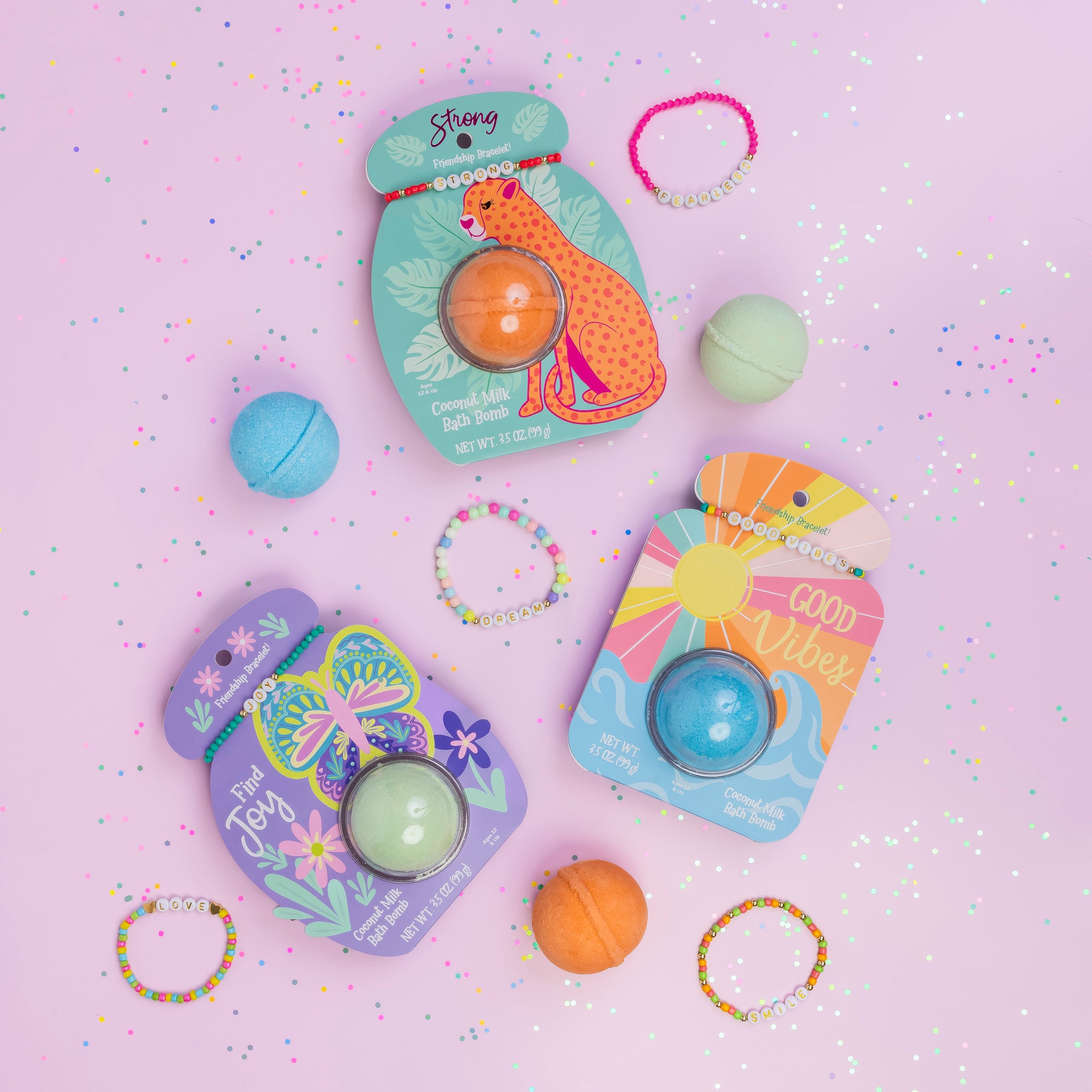 Friendship Bracelet Bath Bomb - Bestie | Forever Young
