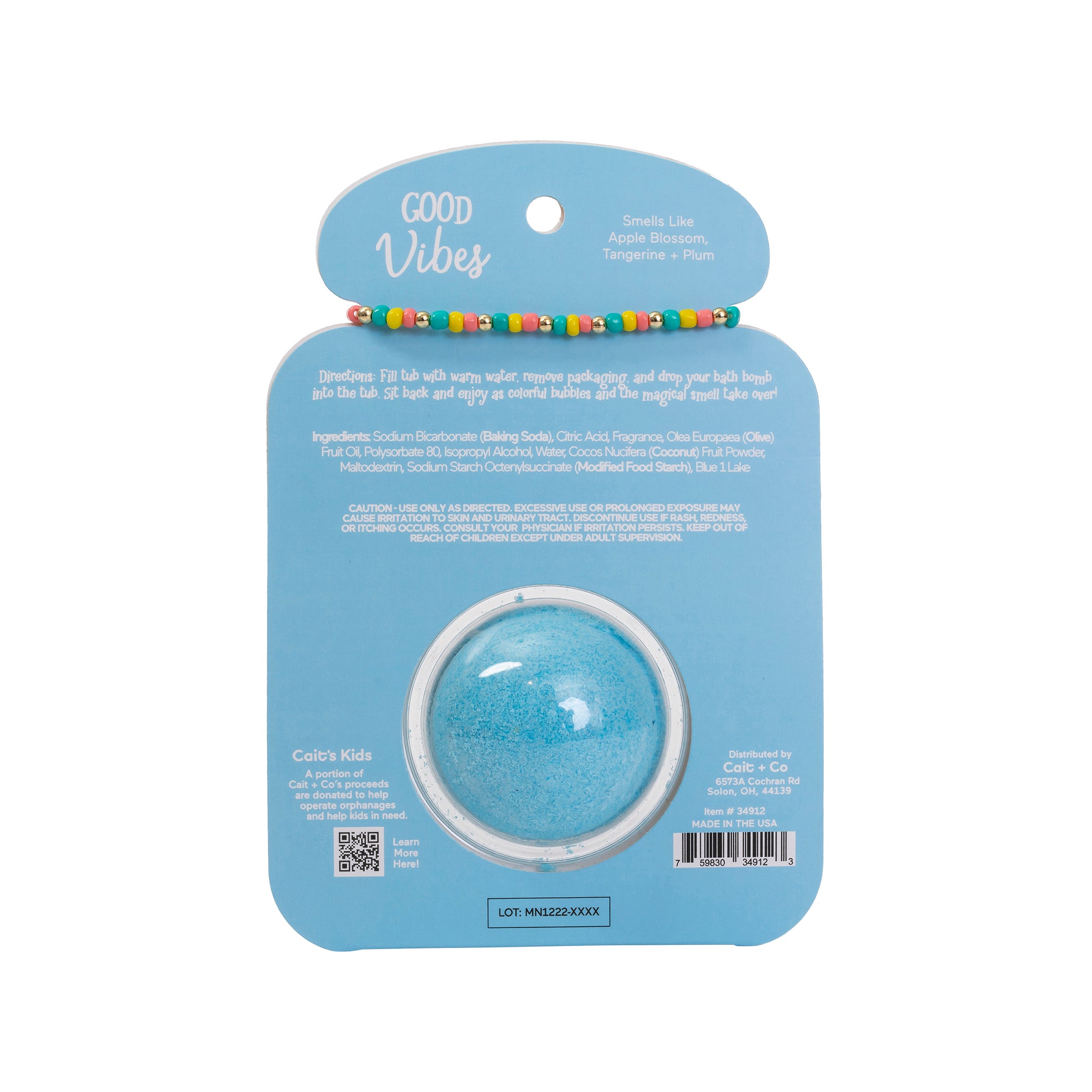 Friendship Bracelet Bath Bomb - Good Vibes | Forever Young