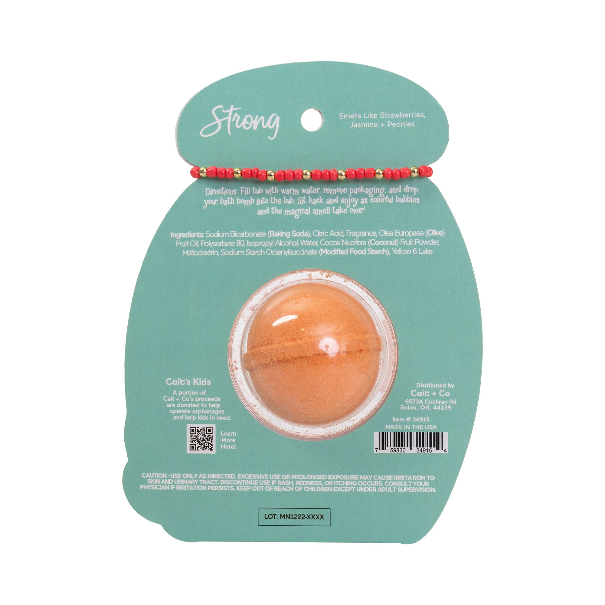 Friendship Bracelet Bath Bomb - Strong | Forever Young
