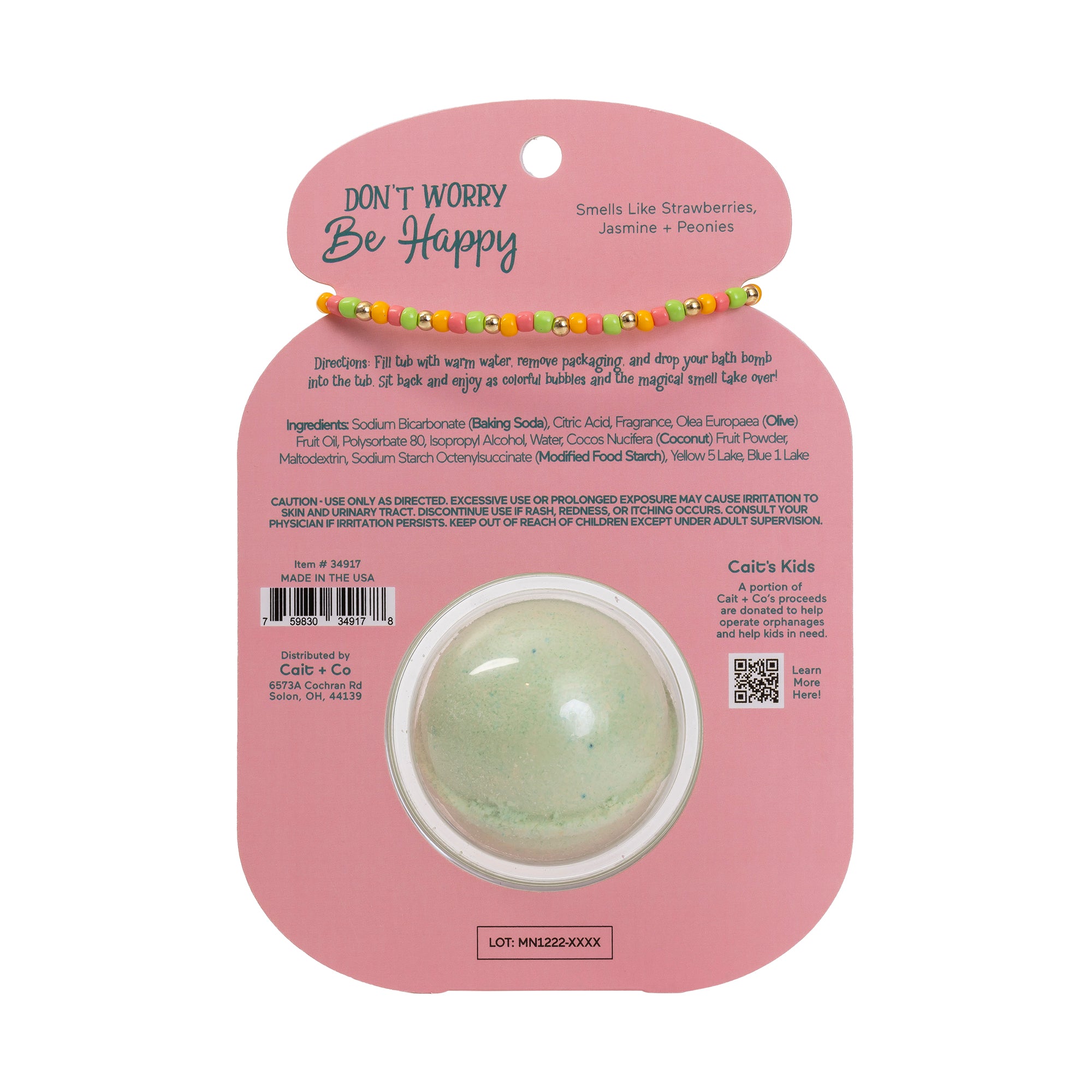 Friendship Bracelet Bath Bomb - Happy | Forever Young