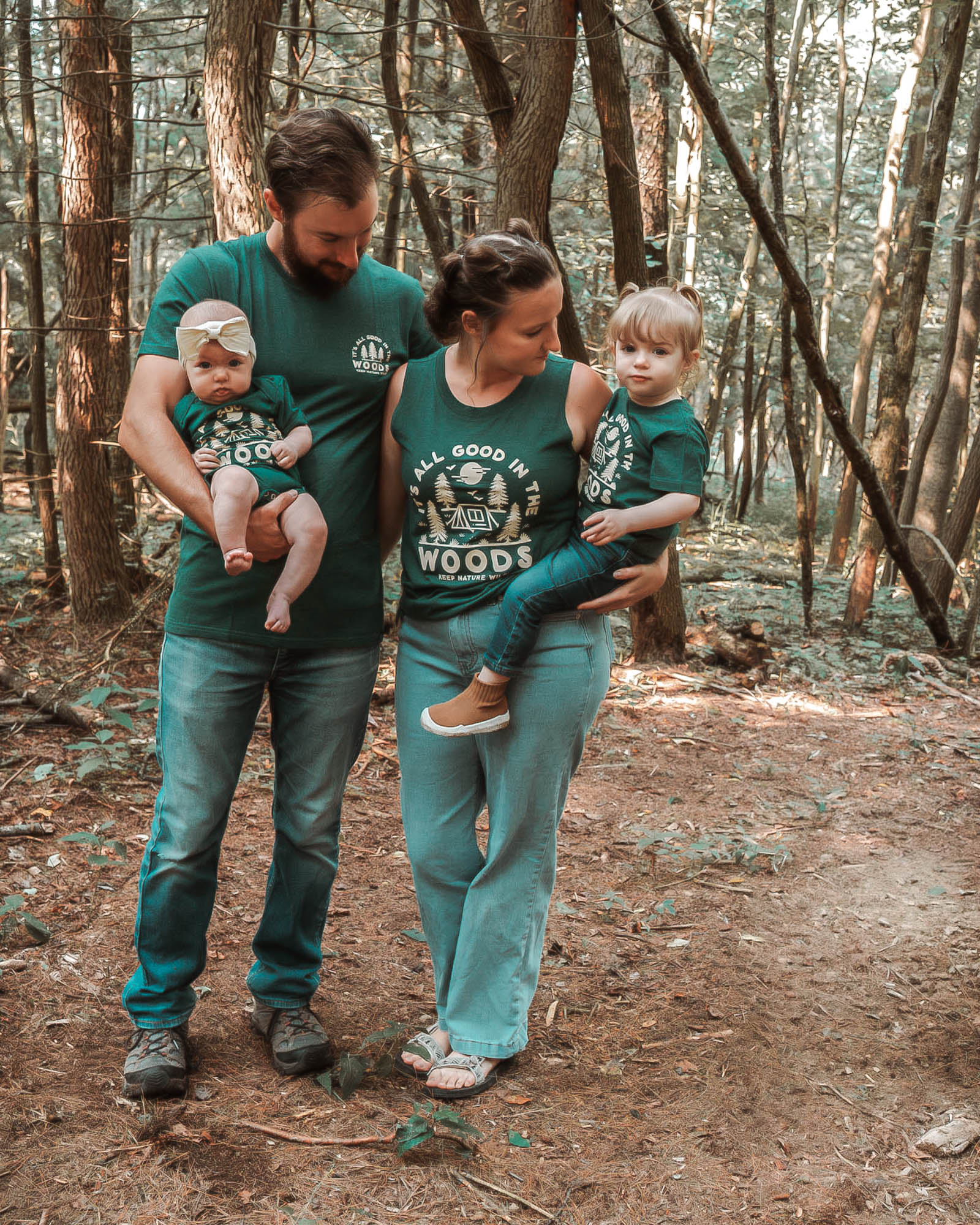 Good in the Woods Women's Muscle Tank | Heather Forest