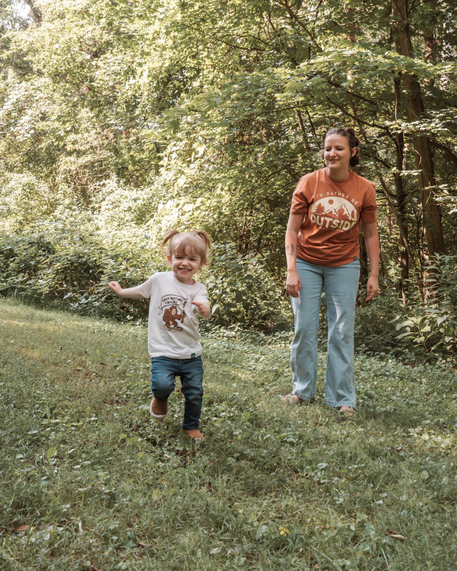 Happy Camper Squatch Toddler Tee | Natural
