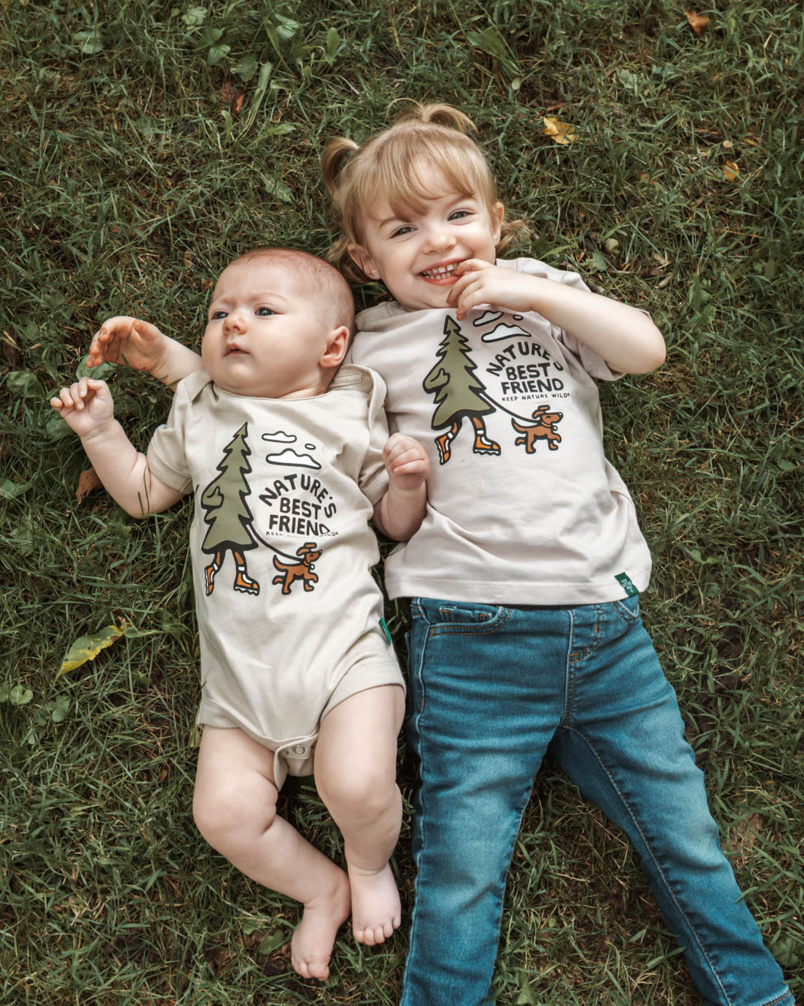 Nature's Best Friend Toddler Tee | Heather Tan