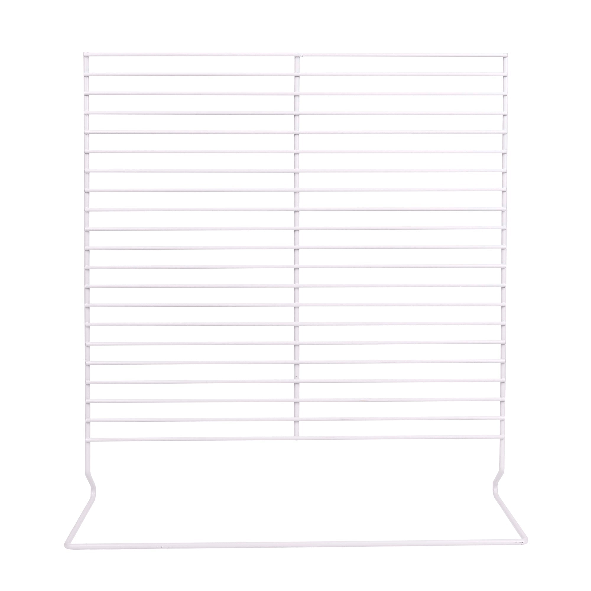 Empty Display: 24 Peg White Wire Rack