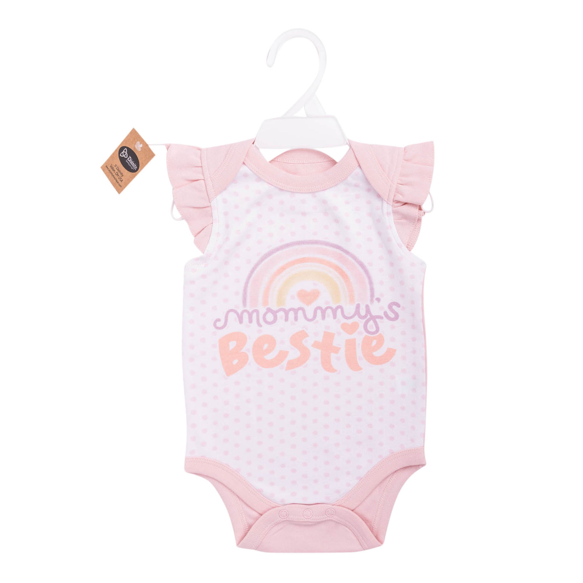 Bodysuit: Mommy's Bestie,3-6 mo.