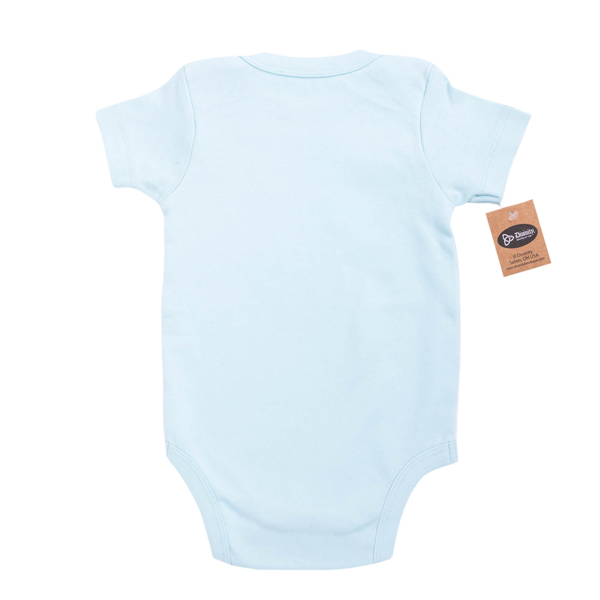 Bodysuit: Little Angel (Blue),3-6 mo.