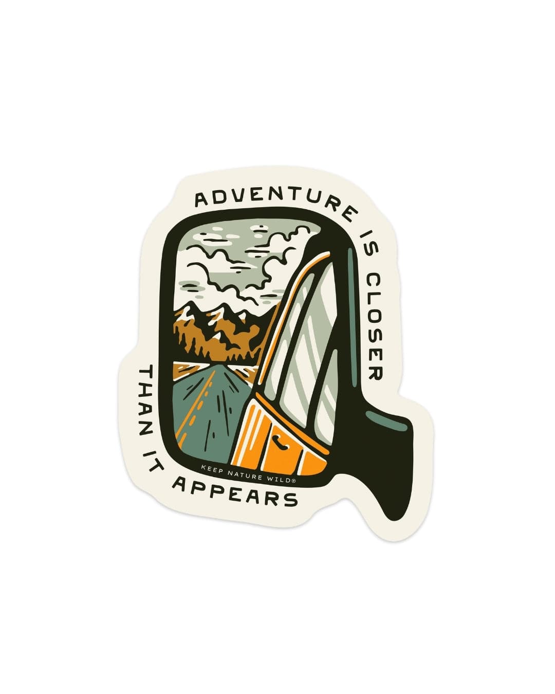 Nature is Closer | Sticker