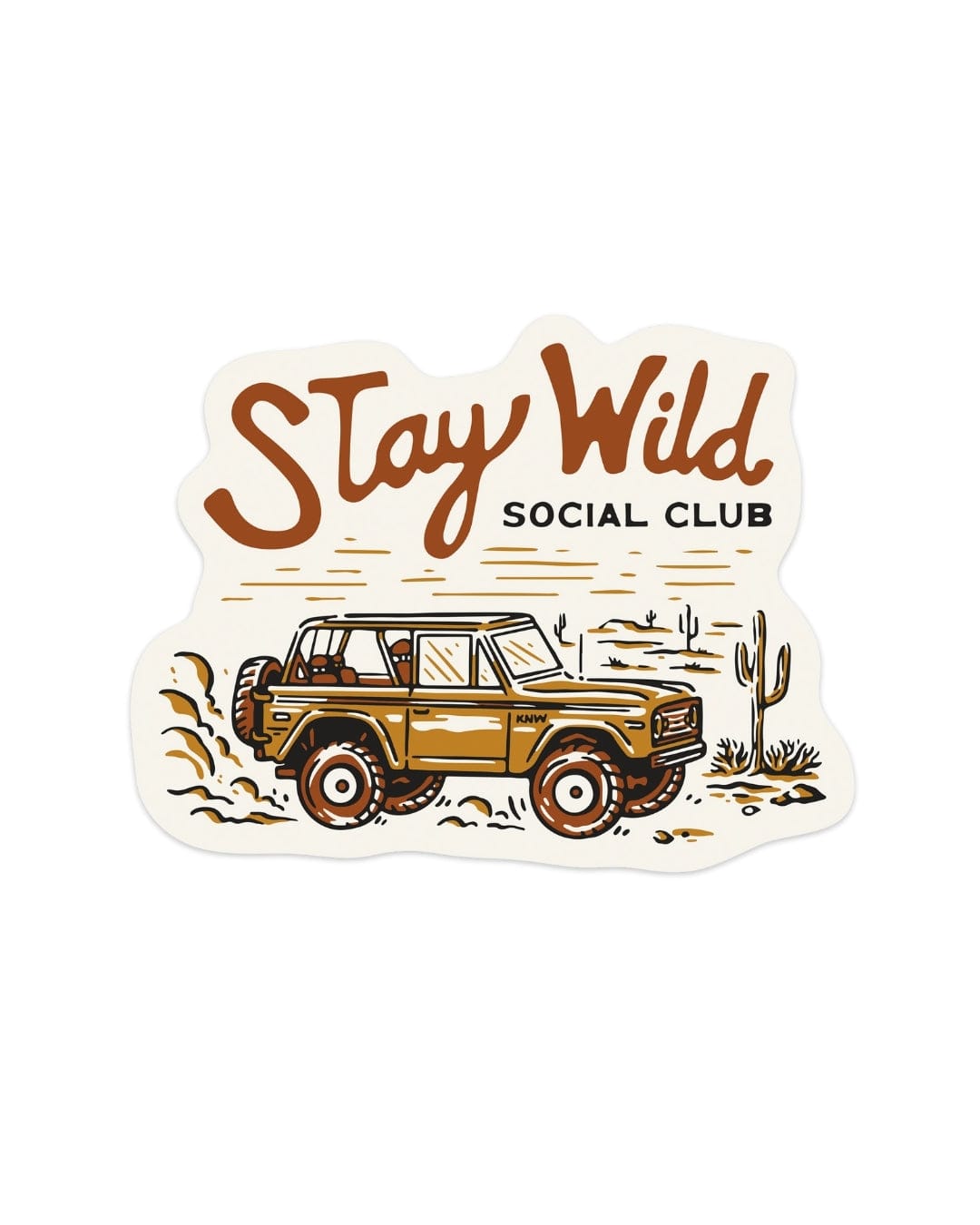 Stay Wild Social Club | Sticker