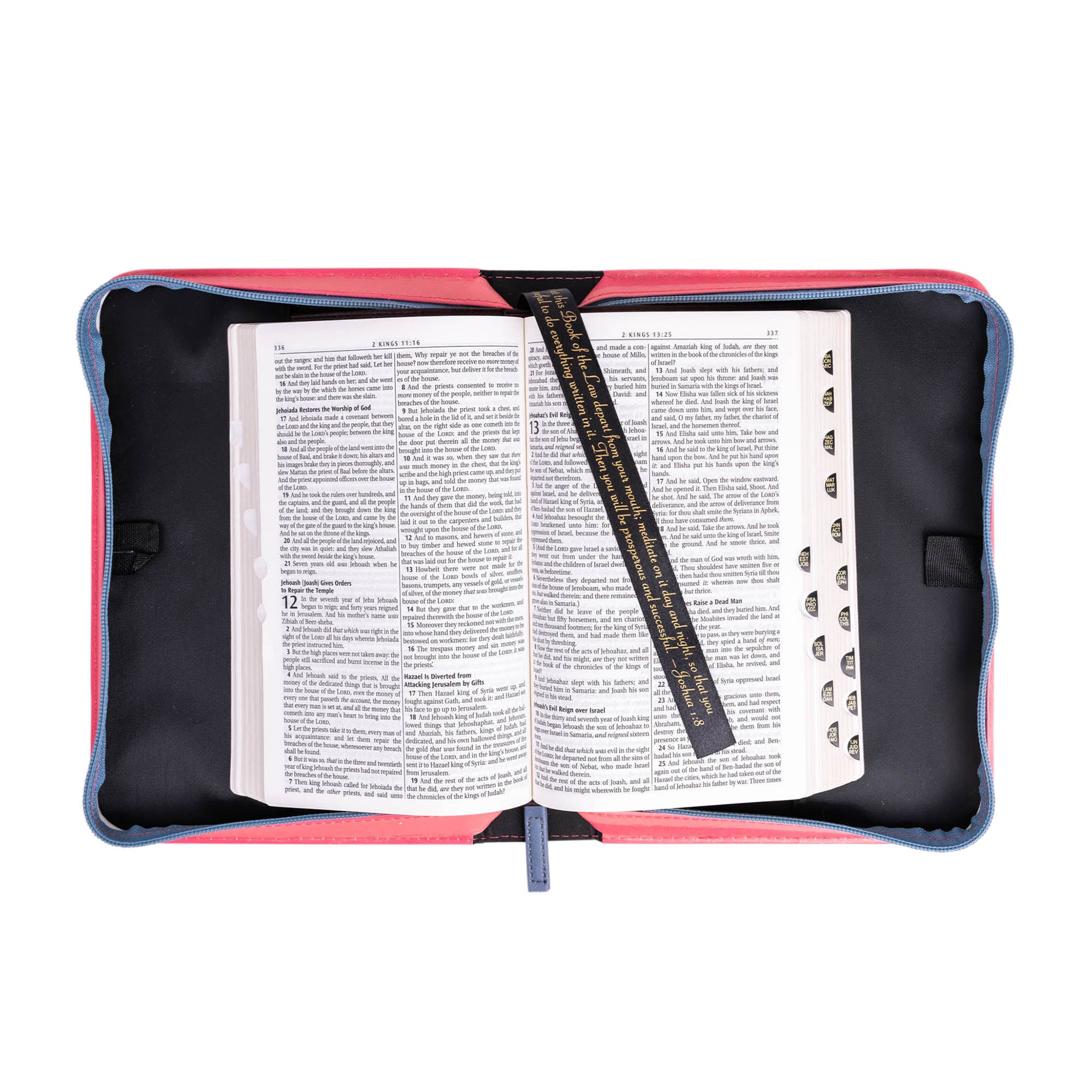 Bible Cover: ASAP, Peach/Gray