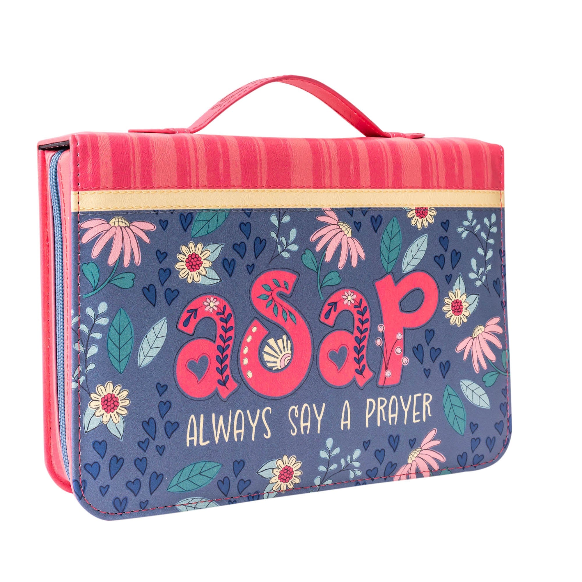 Bible Cover: ASAP, Peach/Gray