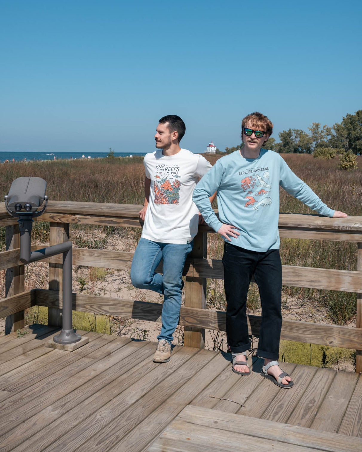 Wild Reefs Unisex Tee | Natural