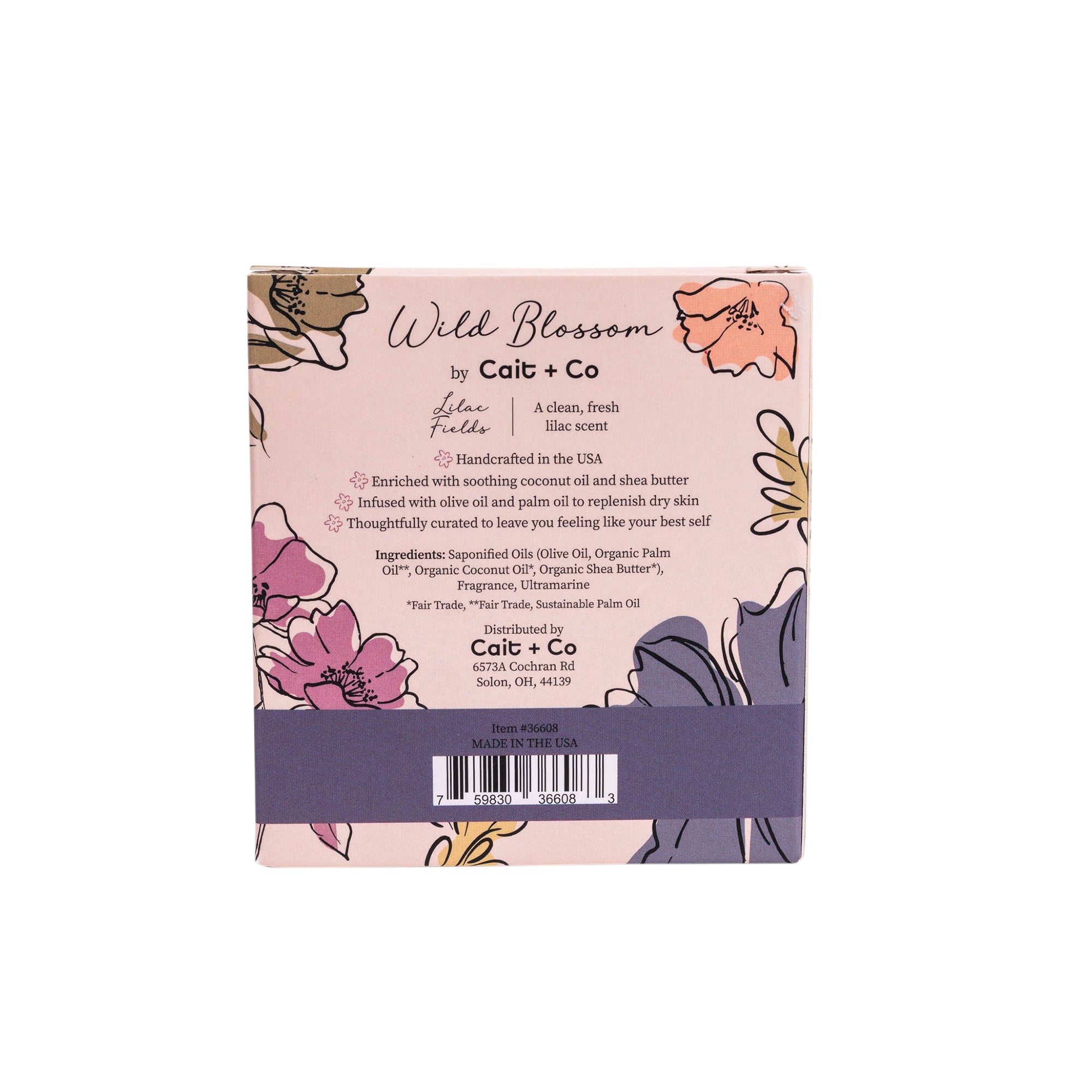 Wild Blossom Soap No. 24 - Lilac Fields