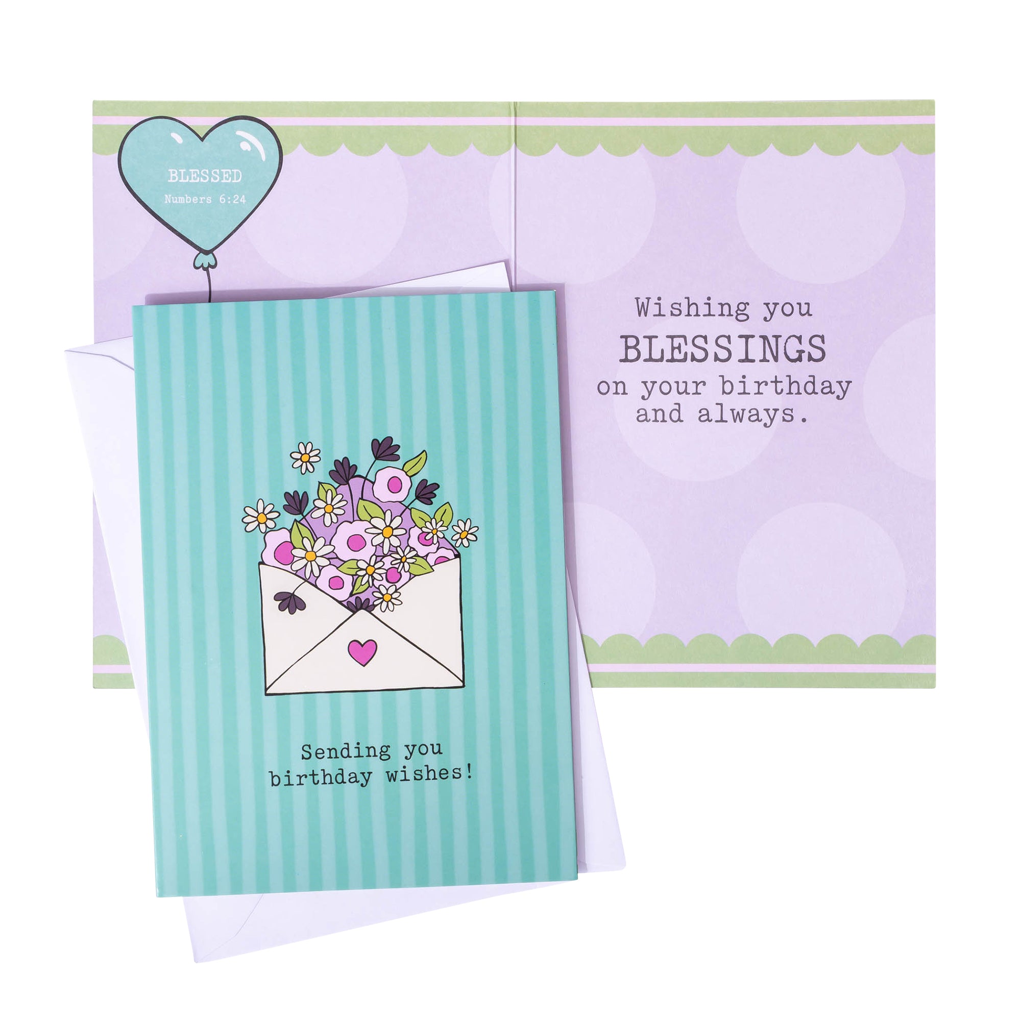 Boxed Greeting Cards: 12CT Birthday for Her - Balloons, Cake, Cupcake and Floral