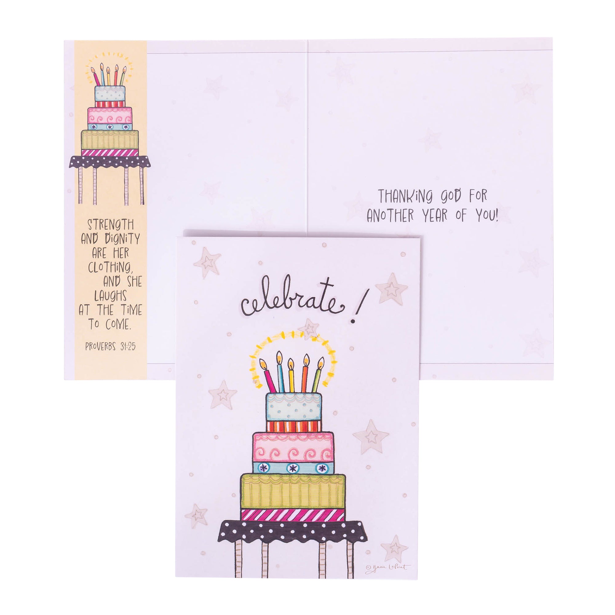 Boxed Greeting Cards: 12CT Birthday for Her - Whimsical Illustration