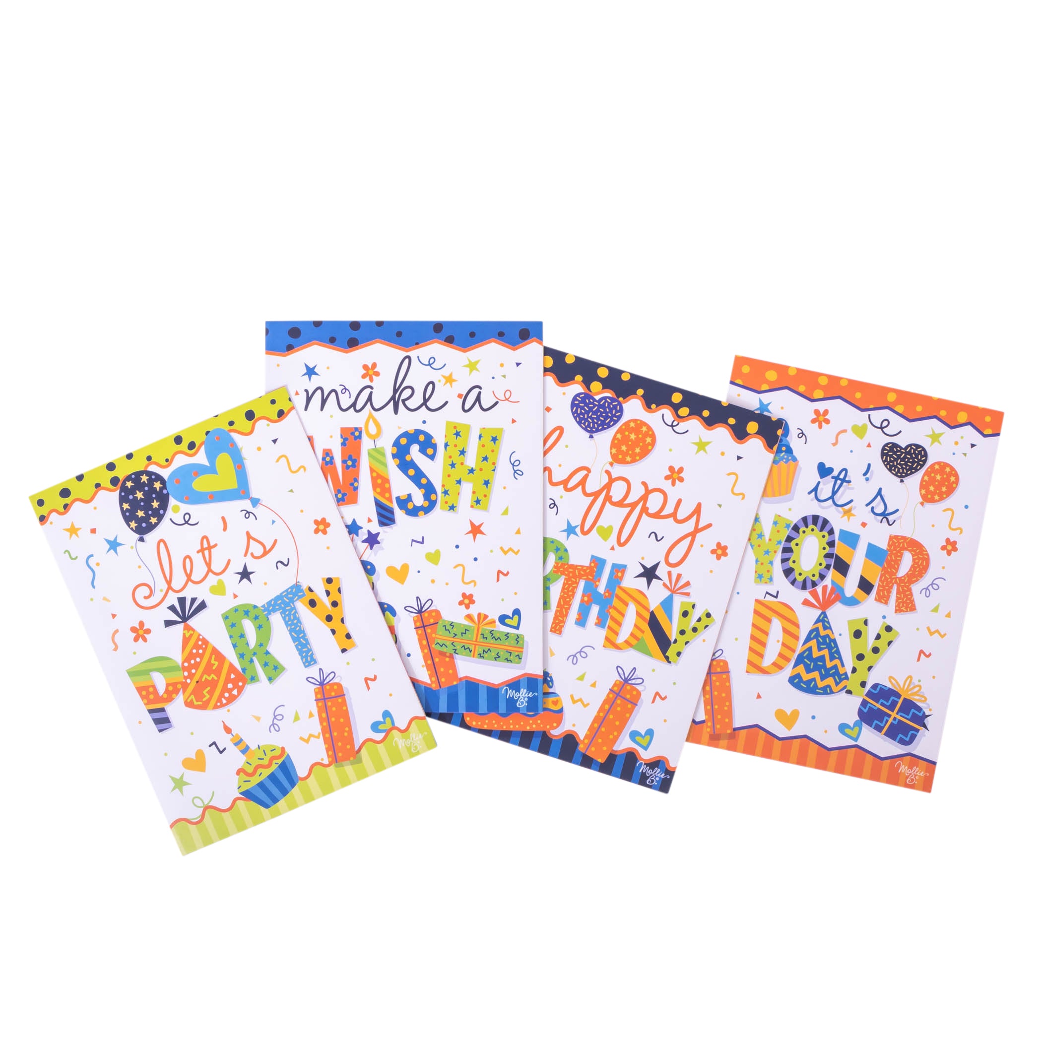 Boxed Greeting Cards: 12CT Birthday for Him - Confetti