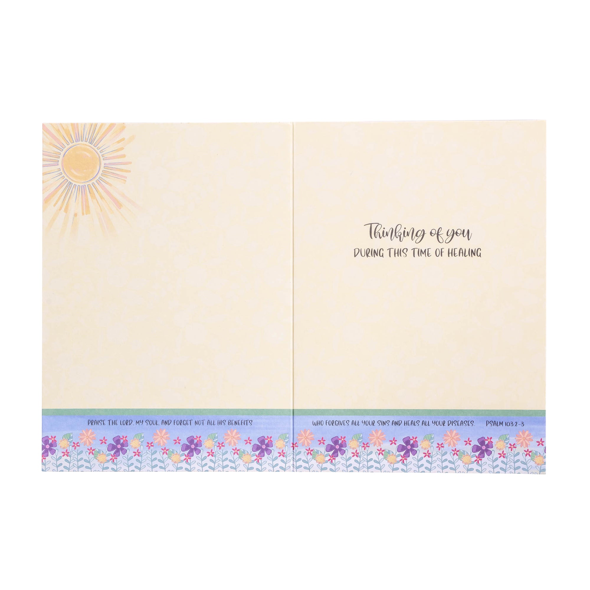 Boxed Greeting Cards: 12CT Get Well - Sunshine and Flowers