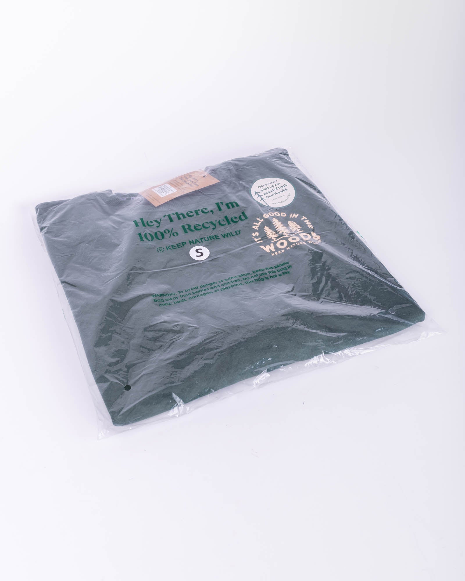 Good In The Woods Crewneck Sweatshirt | Heather Forest