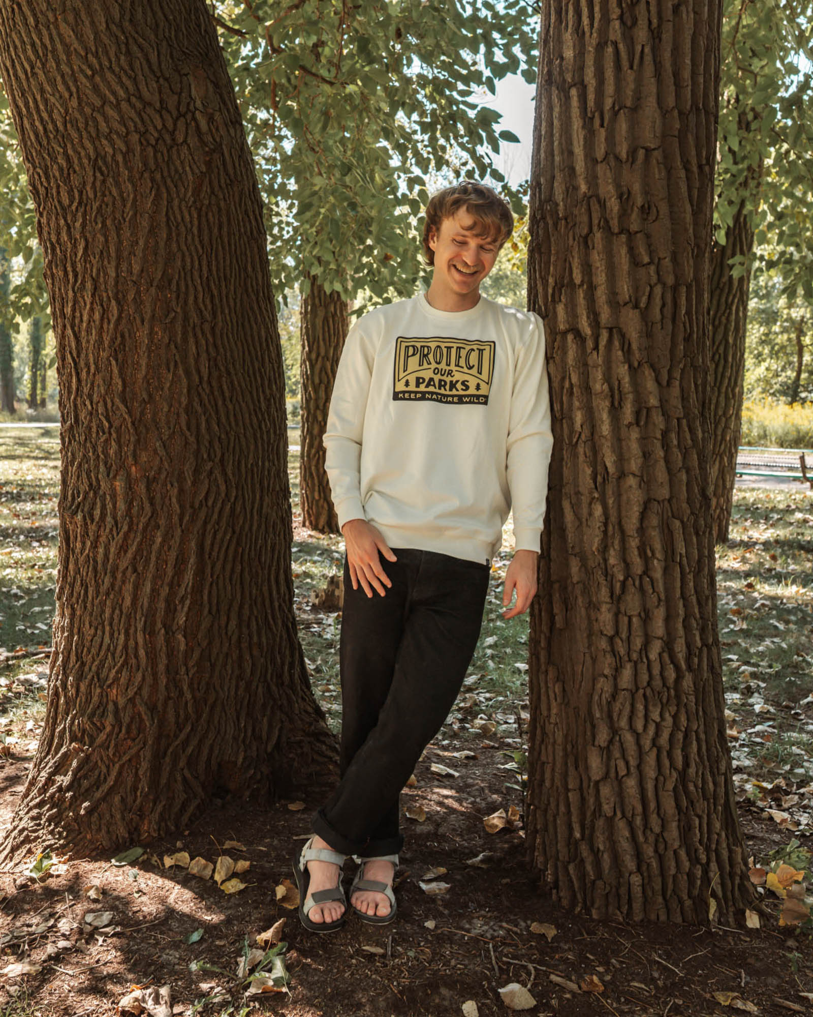 Protect Our Parks Crewneck Sweatshirt | Natural