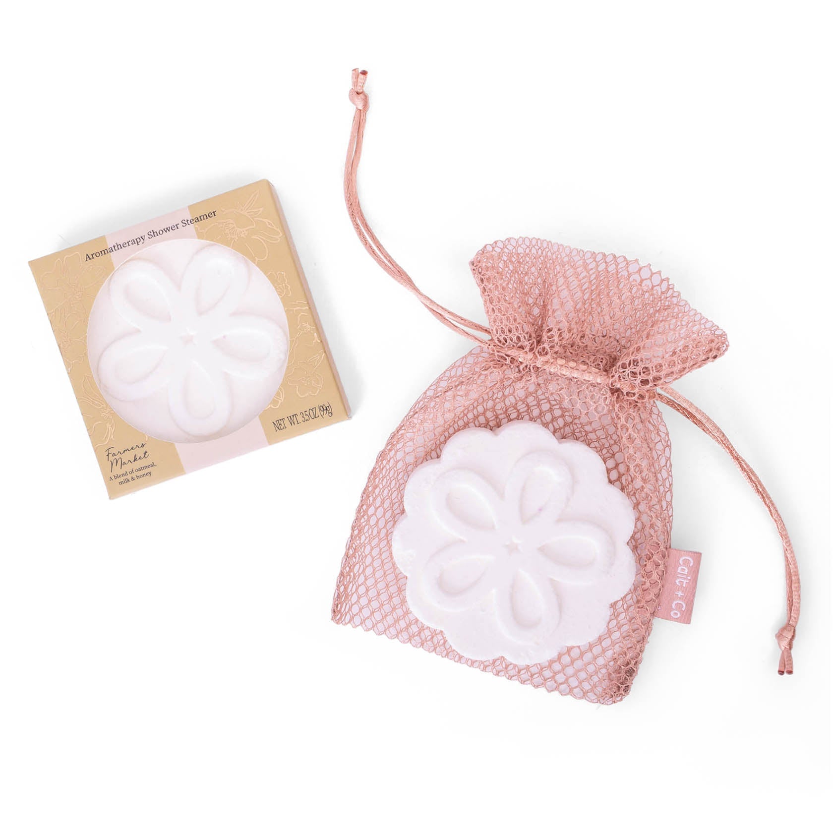 Wild Blossom Shower Steamer - Oatmeal/ Milk & Honey