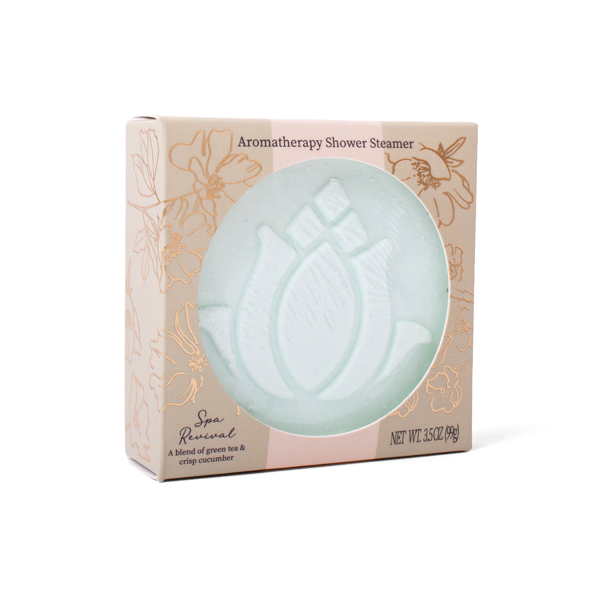 Wild Blossom Shower Steamer - Green Tea & Cucumber