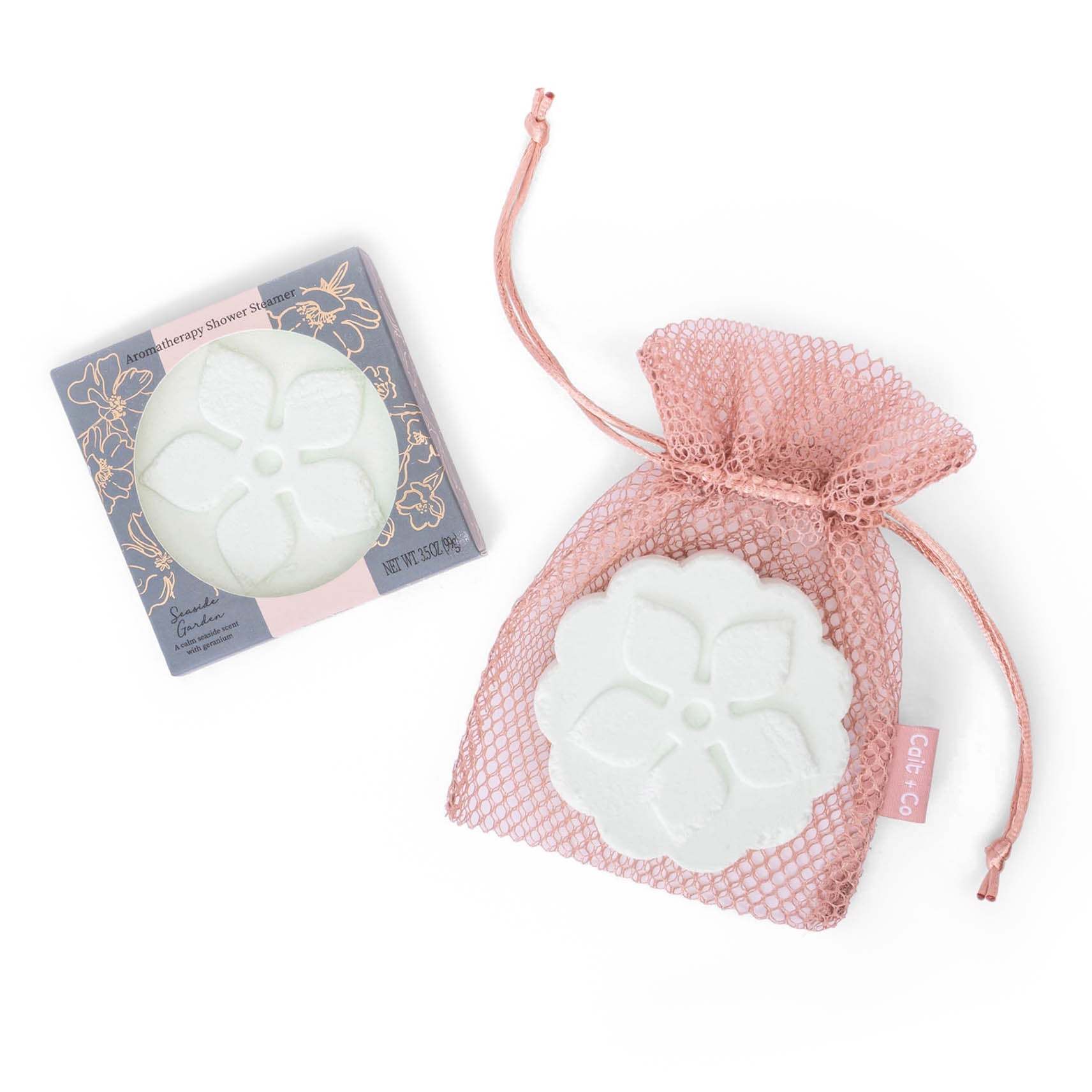 Wild Blossom Shower Steamer - Calm Seaside & Geranium