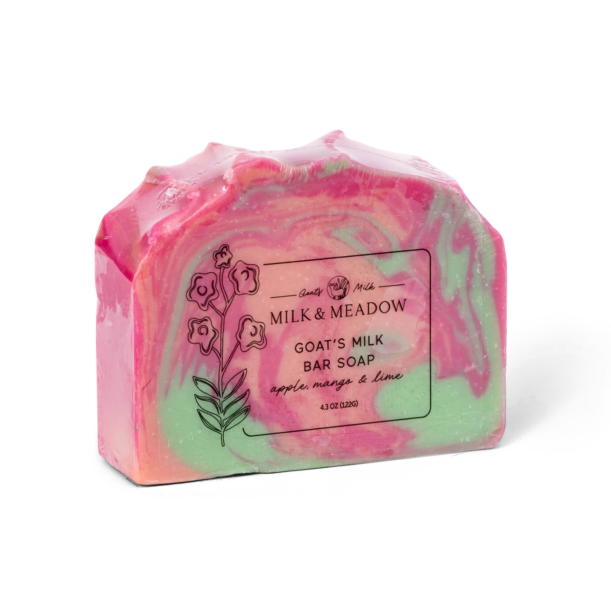 Milk & Meadow Bar Soap: Apple, Mango & Lime