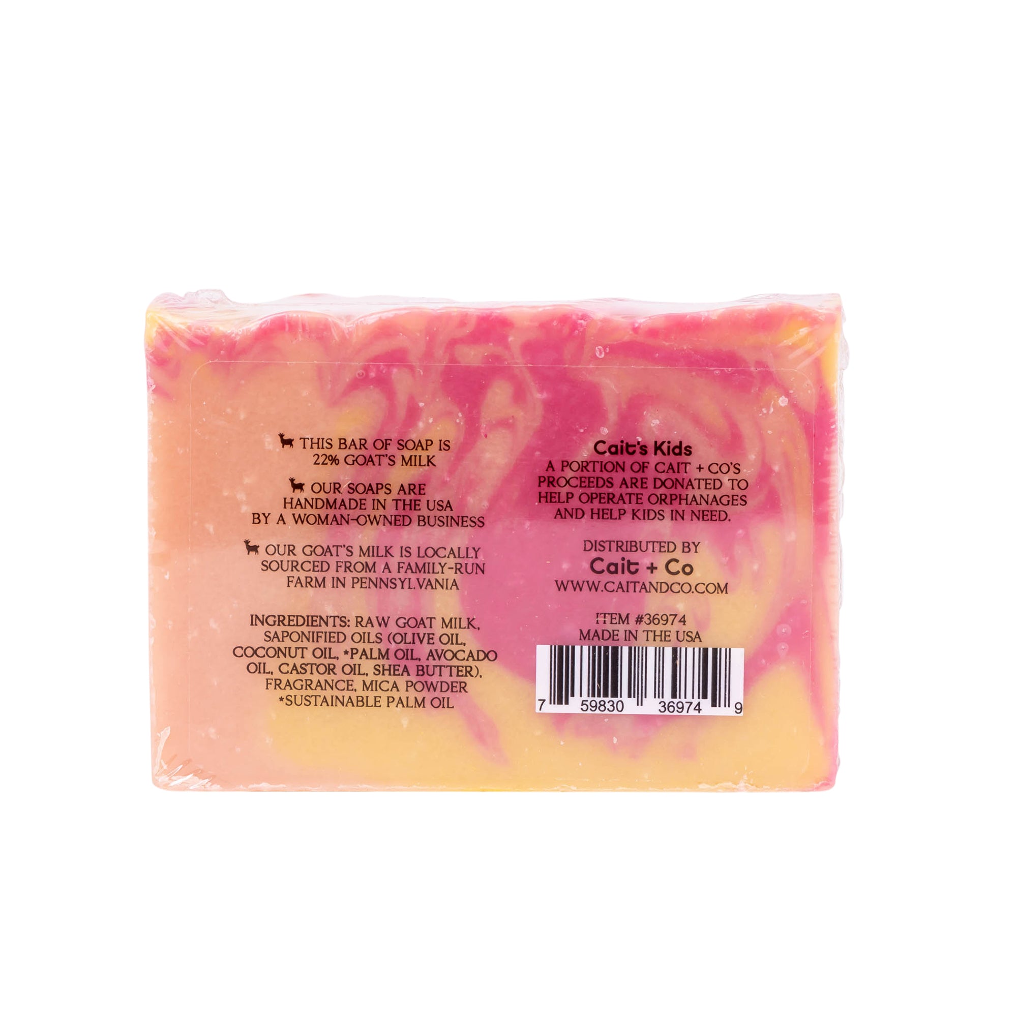 Milk & Meadow Bar Soap: Citrus Sherbet