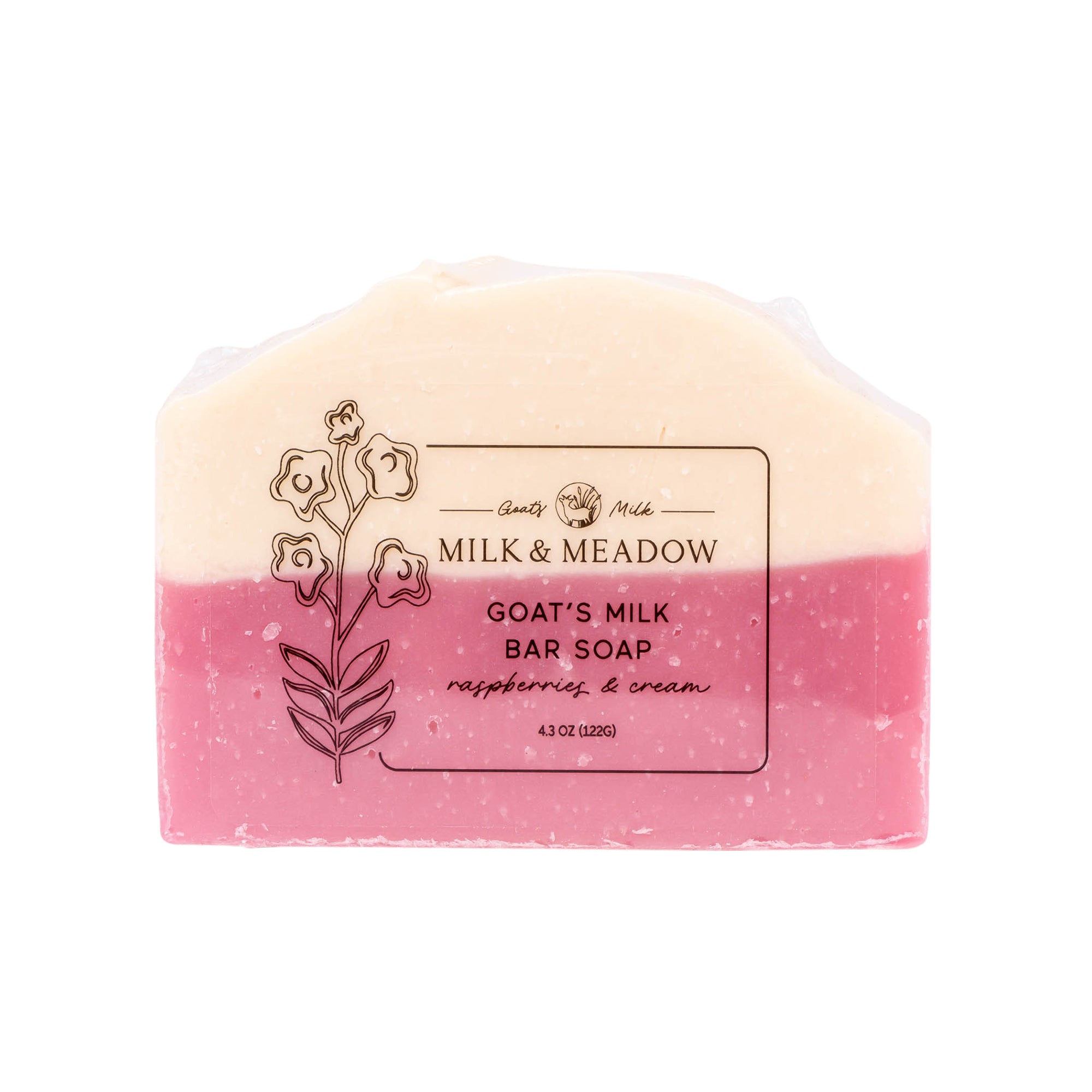 Milk & Meadow Bar Soap: Raspberries & Cream