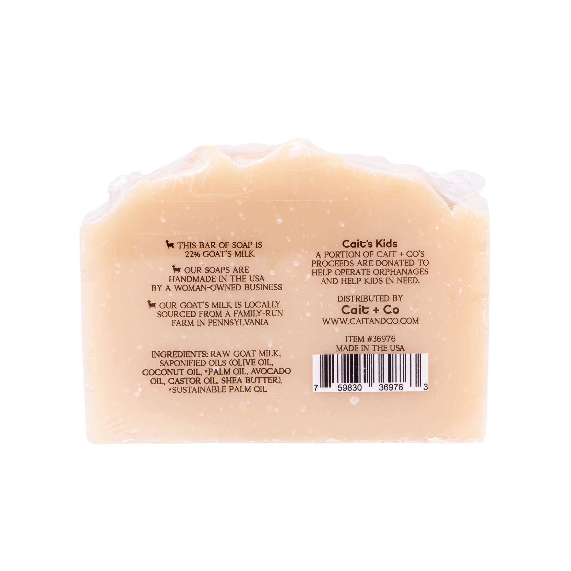 Milk & Meadow Bar Soap: Unscented