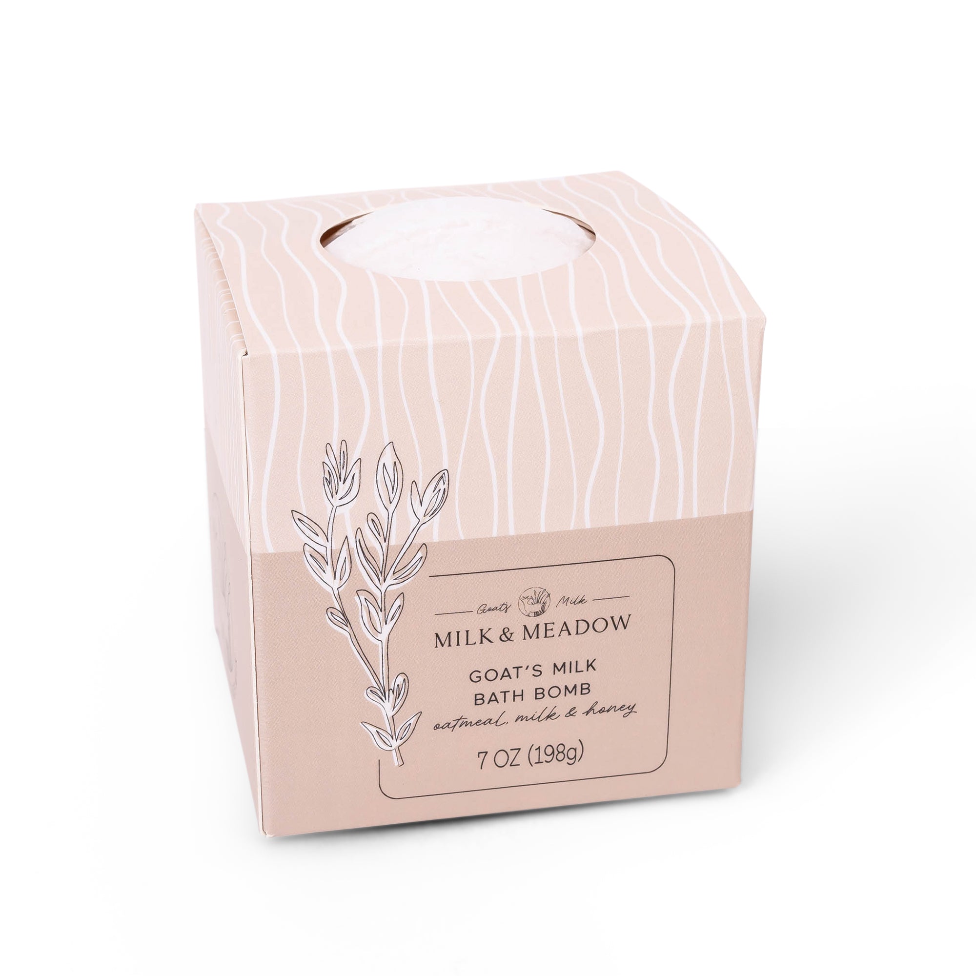 Milk & Meadow Bath Bomb: Oatmeal, Milk & Honey