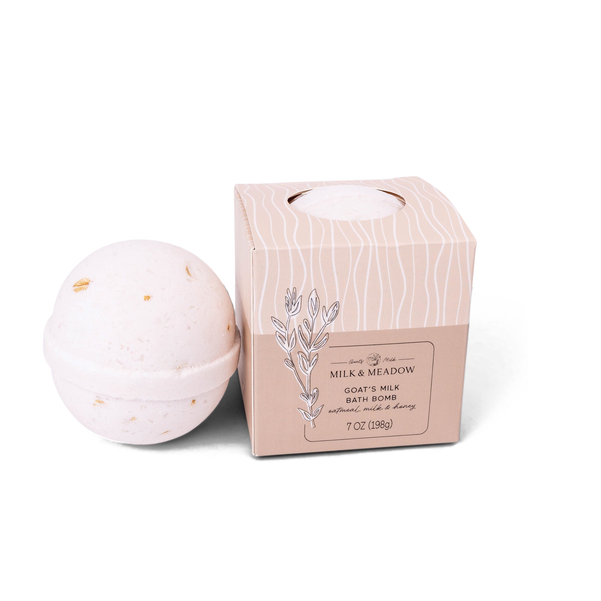 Milk & Meadow Bath Bomb: Oatmeal, Milk & Honey