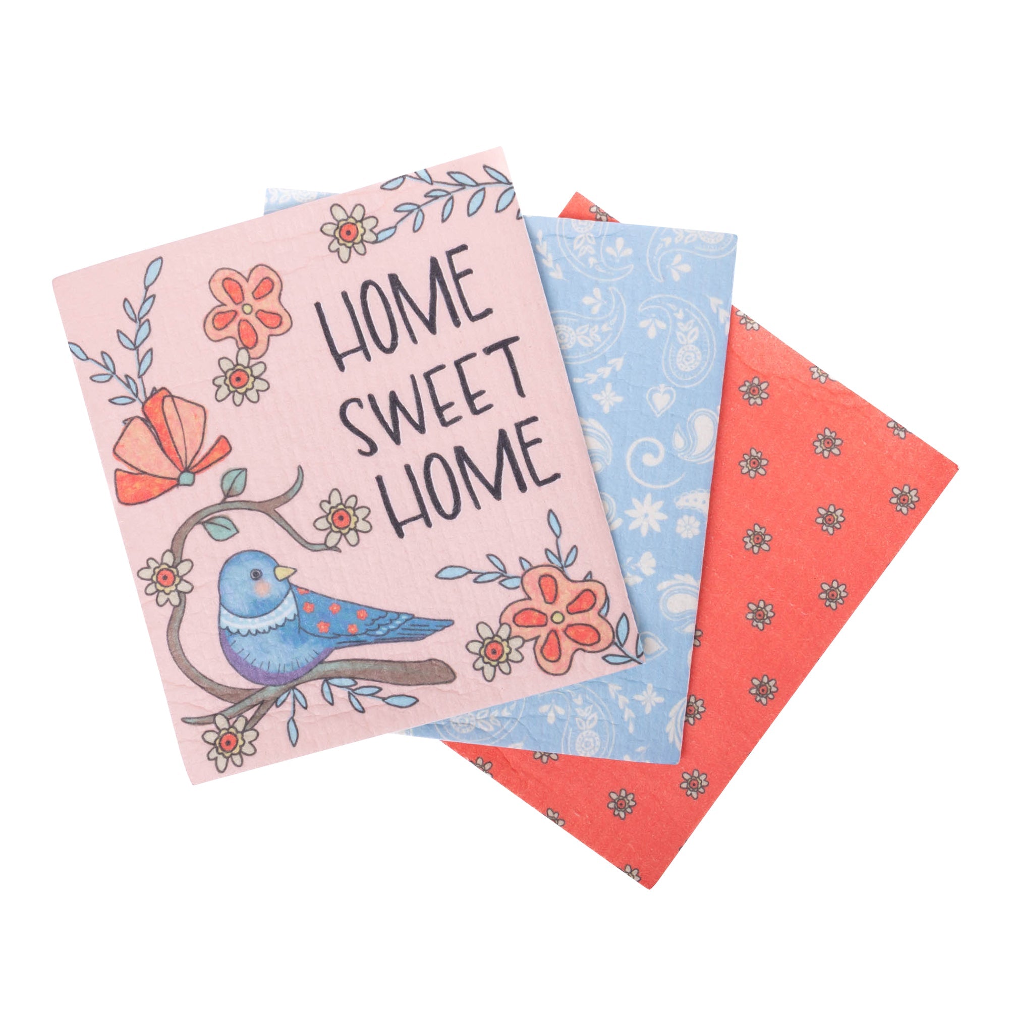 ECO Friendly Dishcloth Set: Home Sweet Home